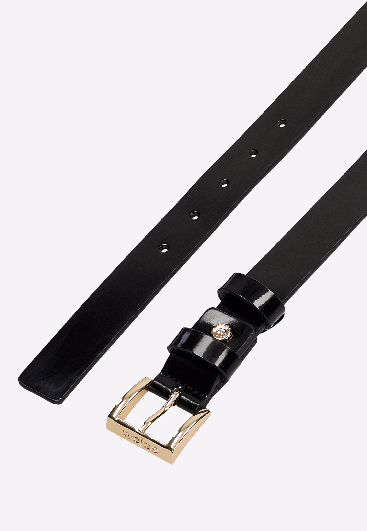 Beżowy pasek damski z dwoiny welurowej