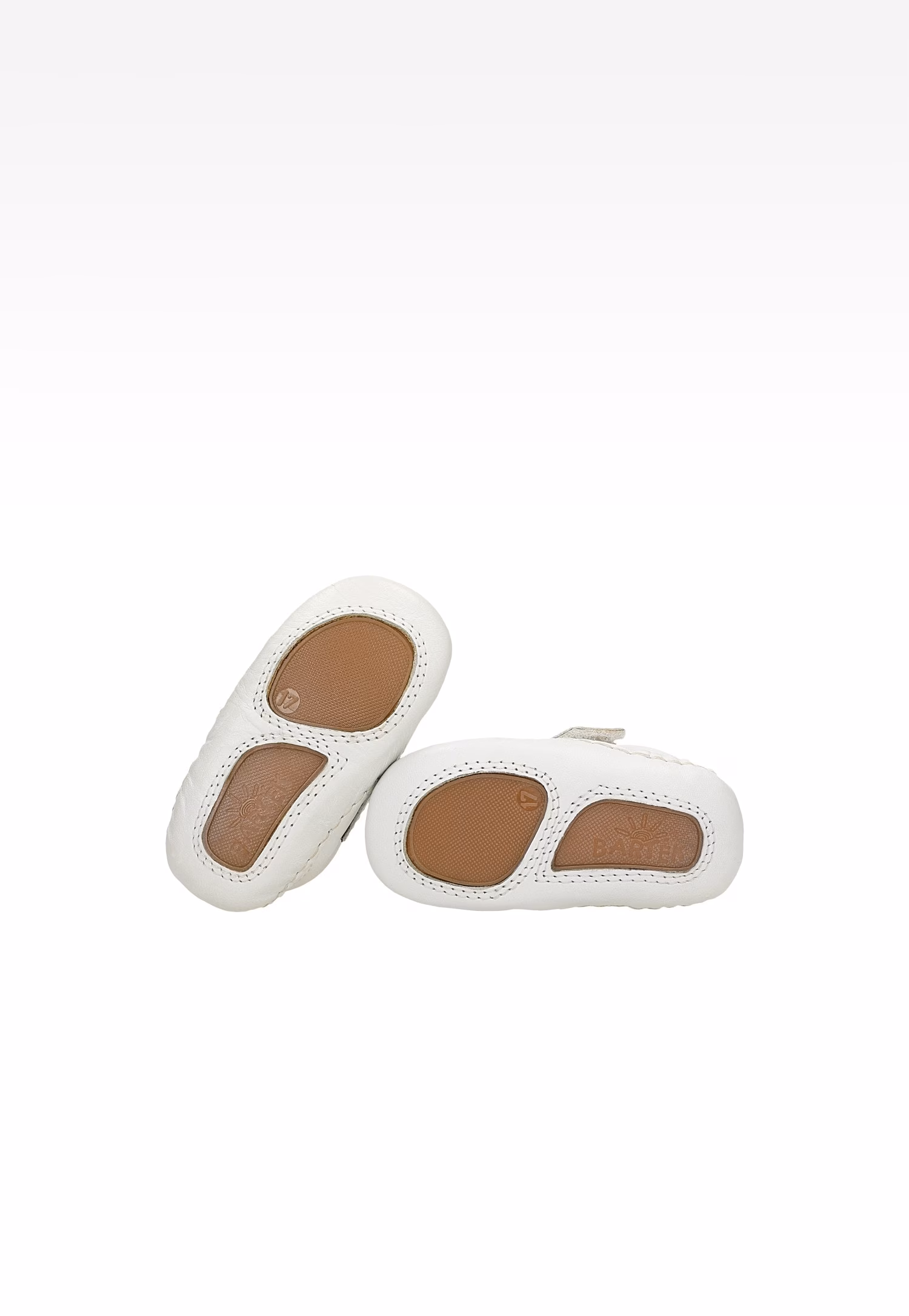 Białe niechodki BARTEK ze skóry licowej T-61002/B87