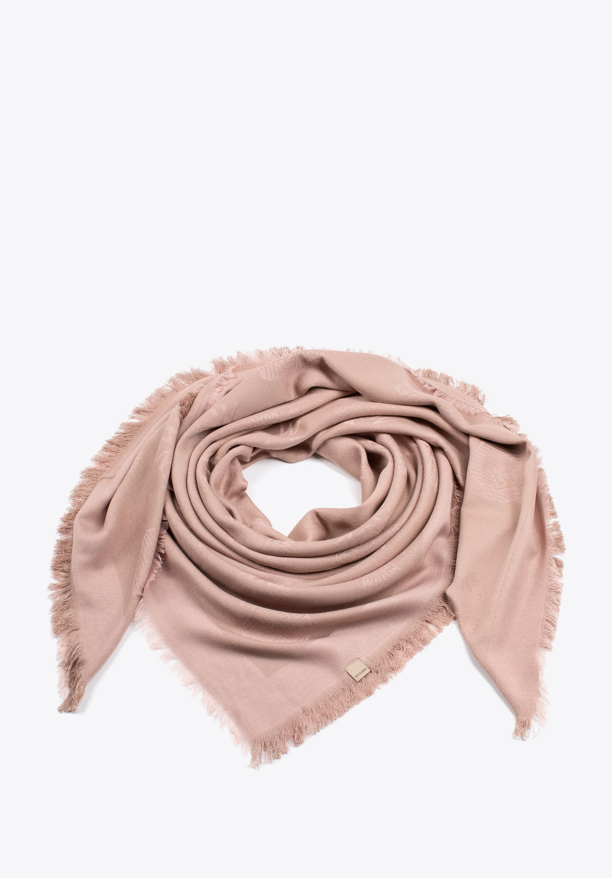 Damska chusta z bambusem tkana w monogram