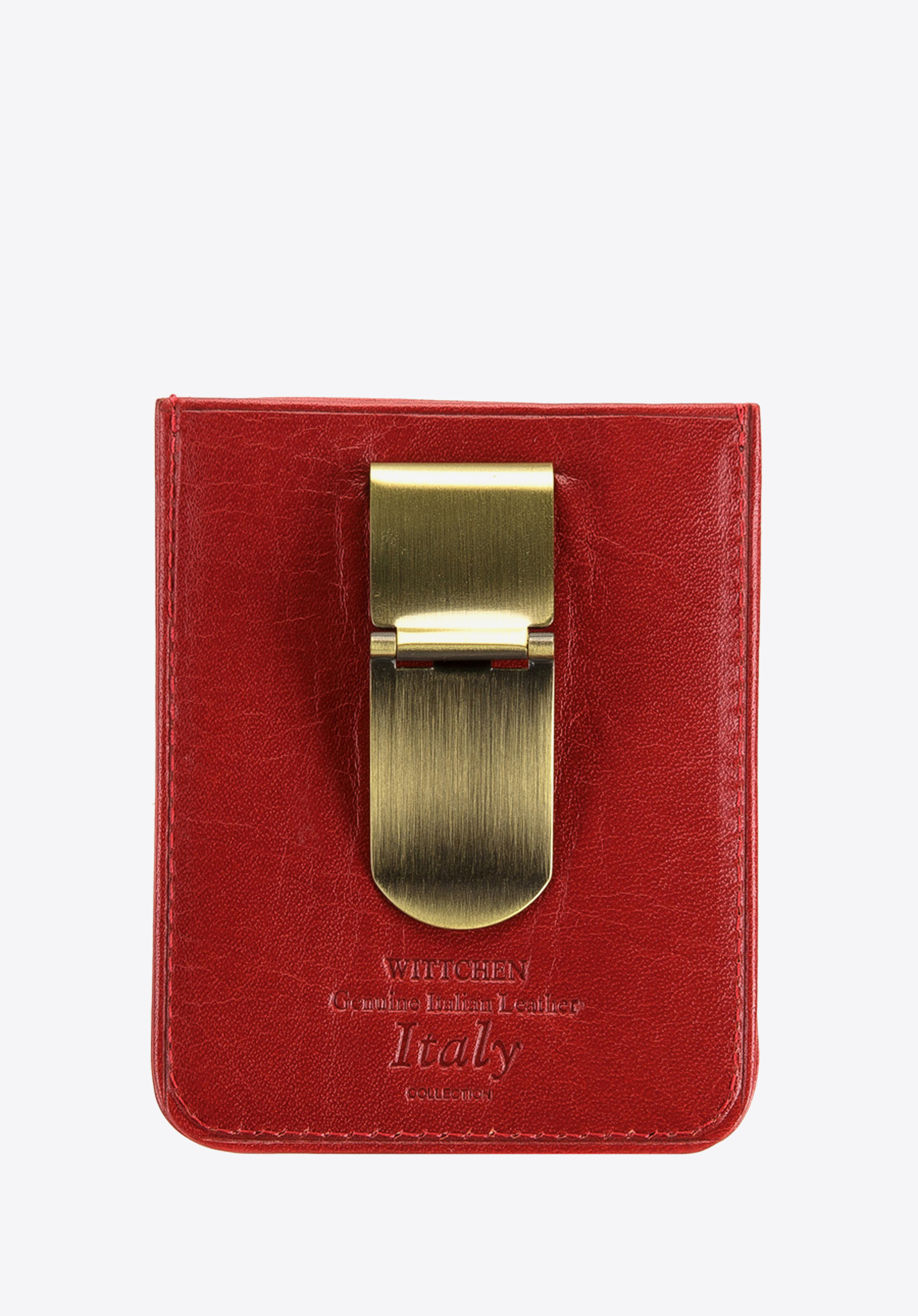 Etui na karty skórzane przezroczyste