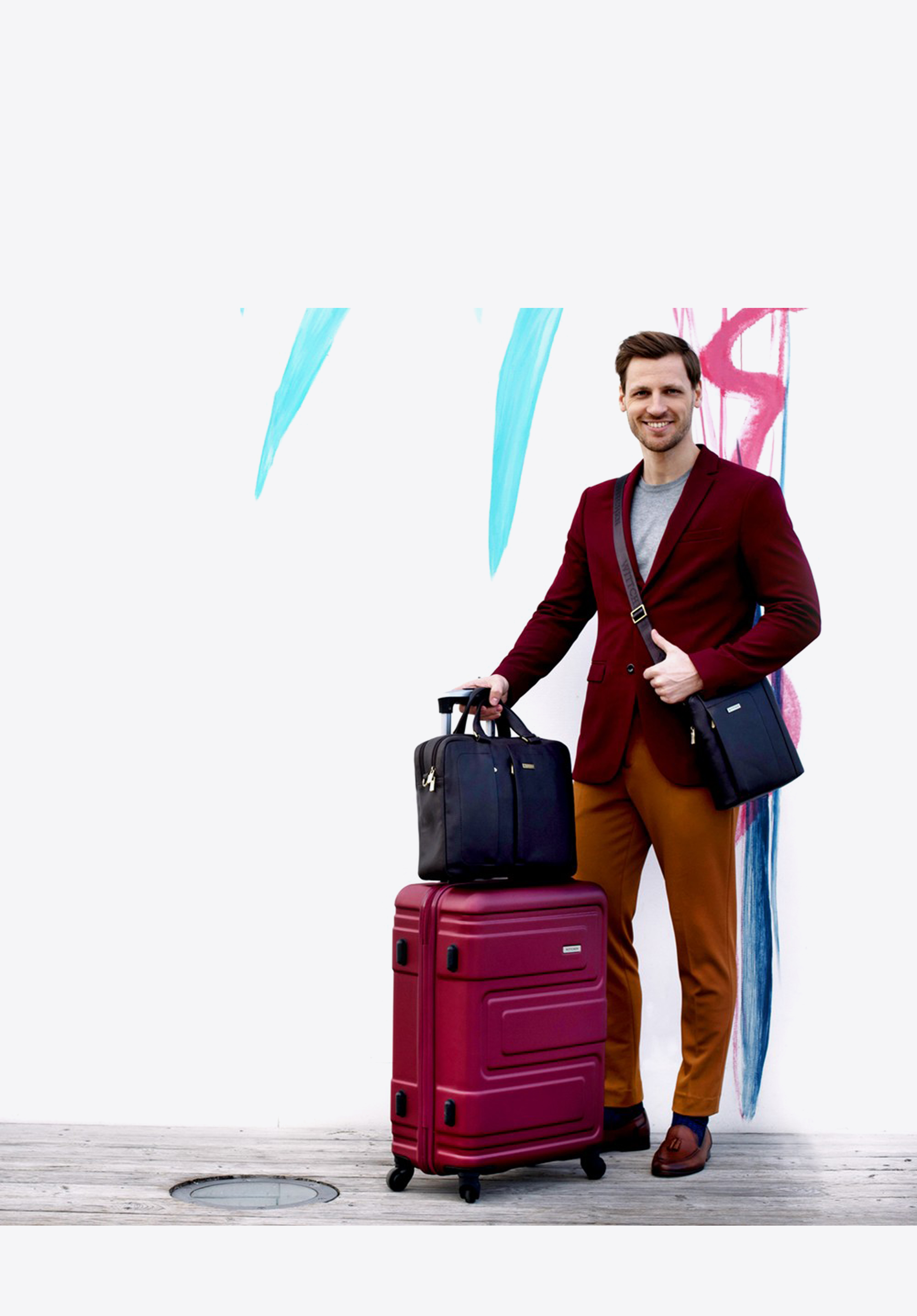 Kosmetyczka podróżna z ABS-u tłoczona