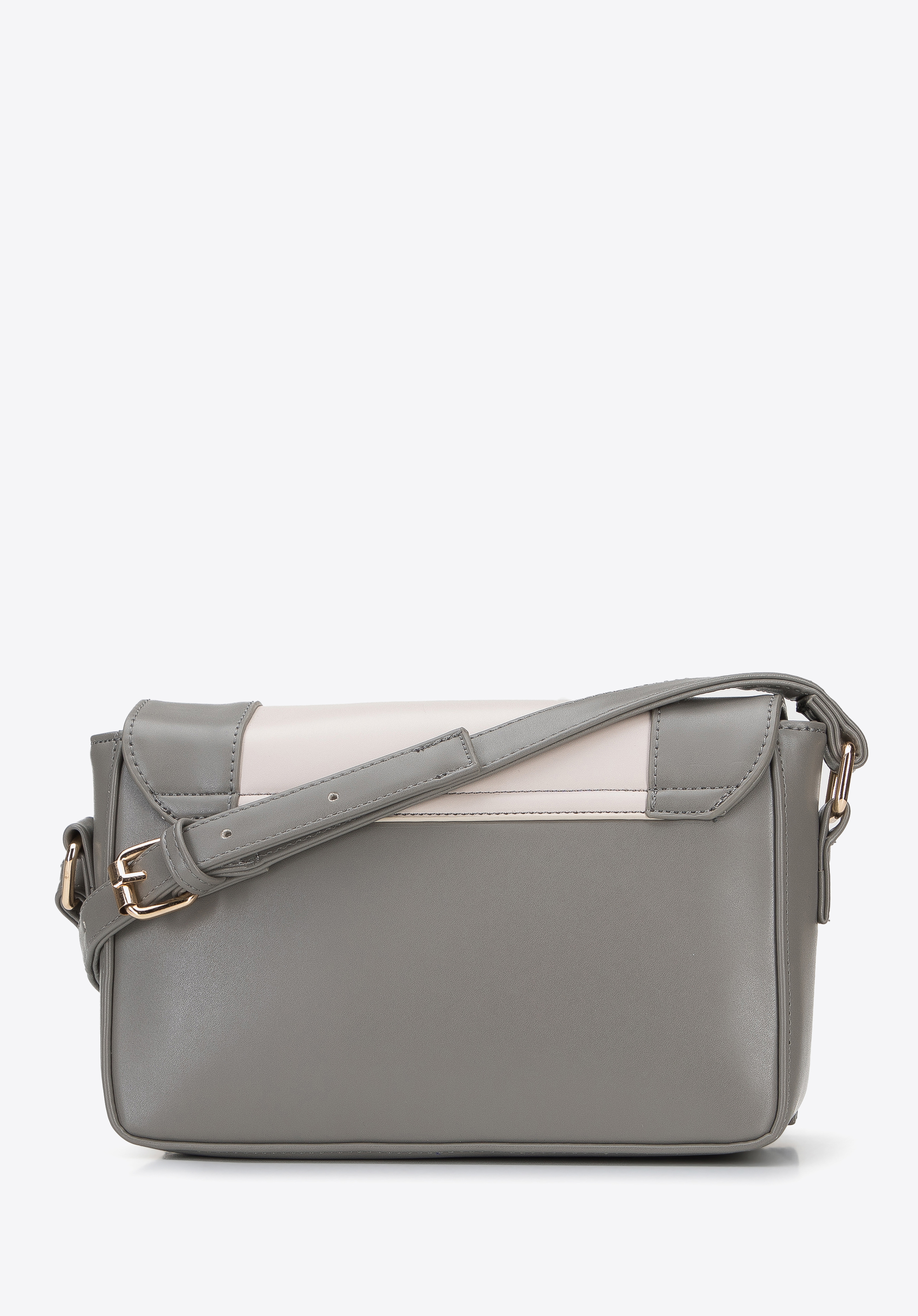 Damska listonoszka z ekoskóry dwukolorowa