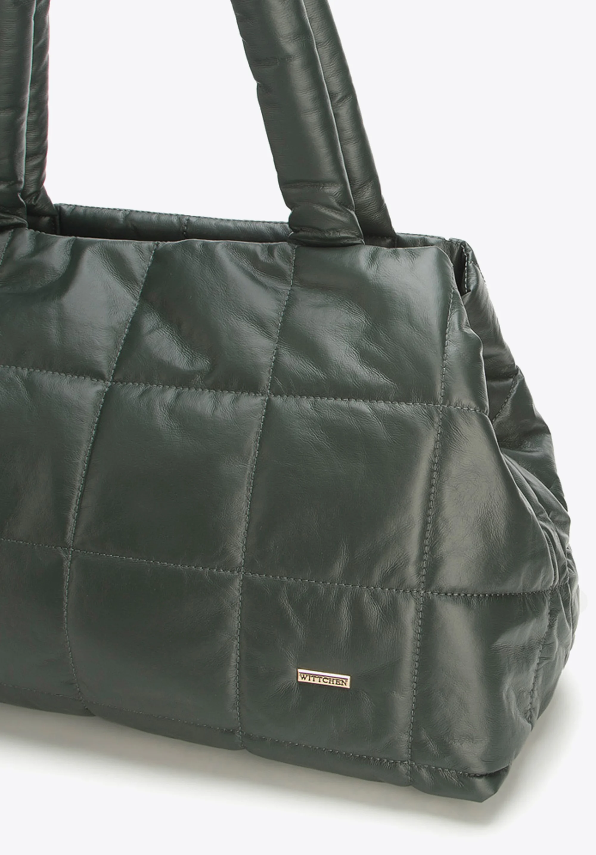 Torebka shopperka pikowana duża