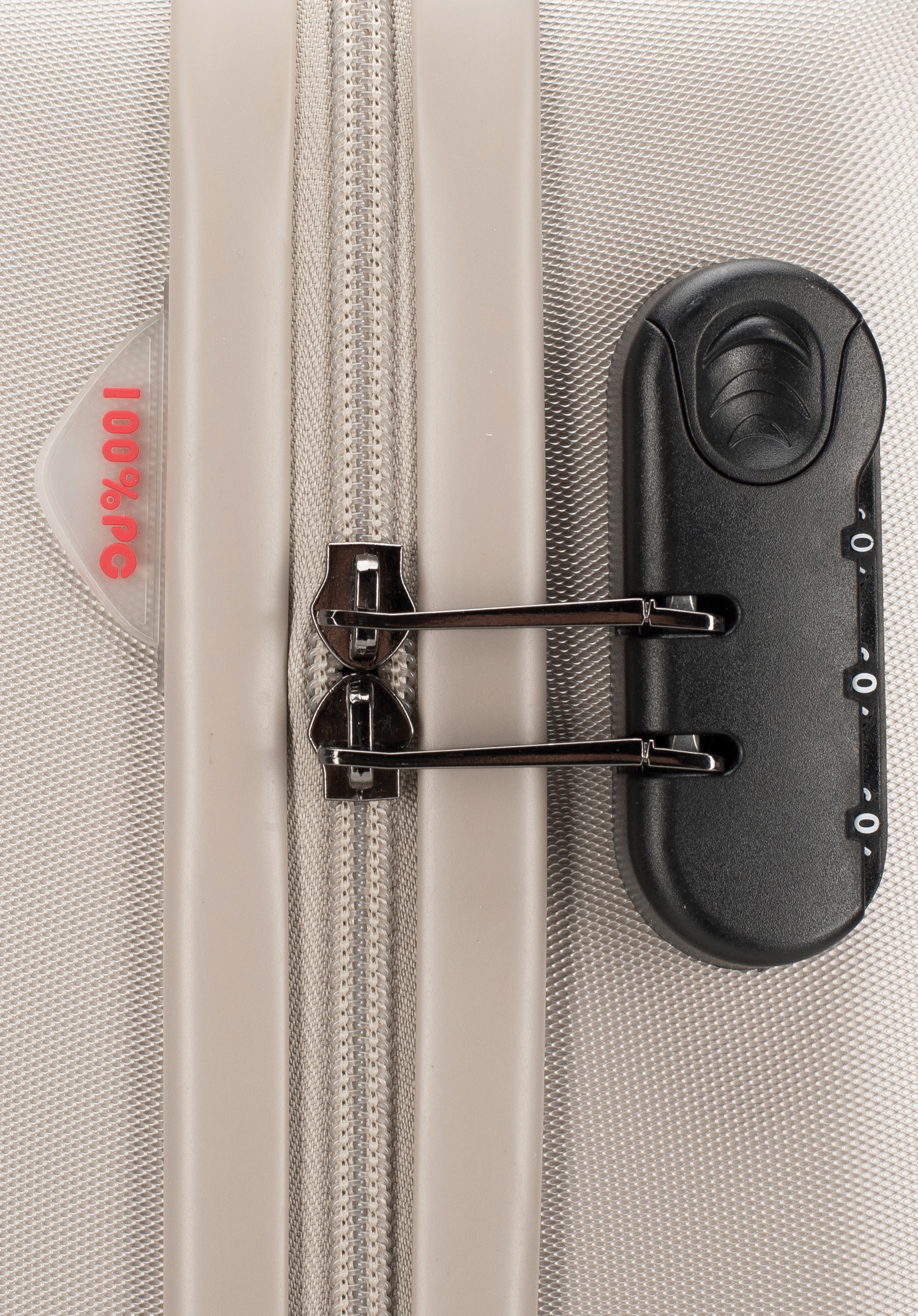 Walizka kabinowa z polikarbonu fakturowana