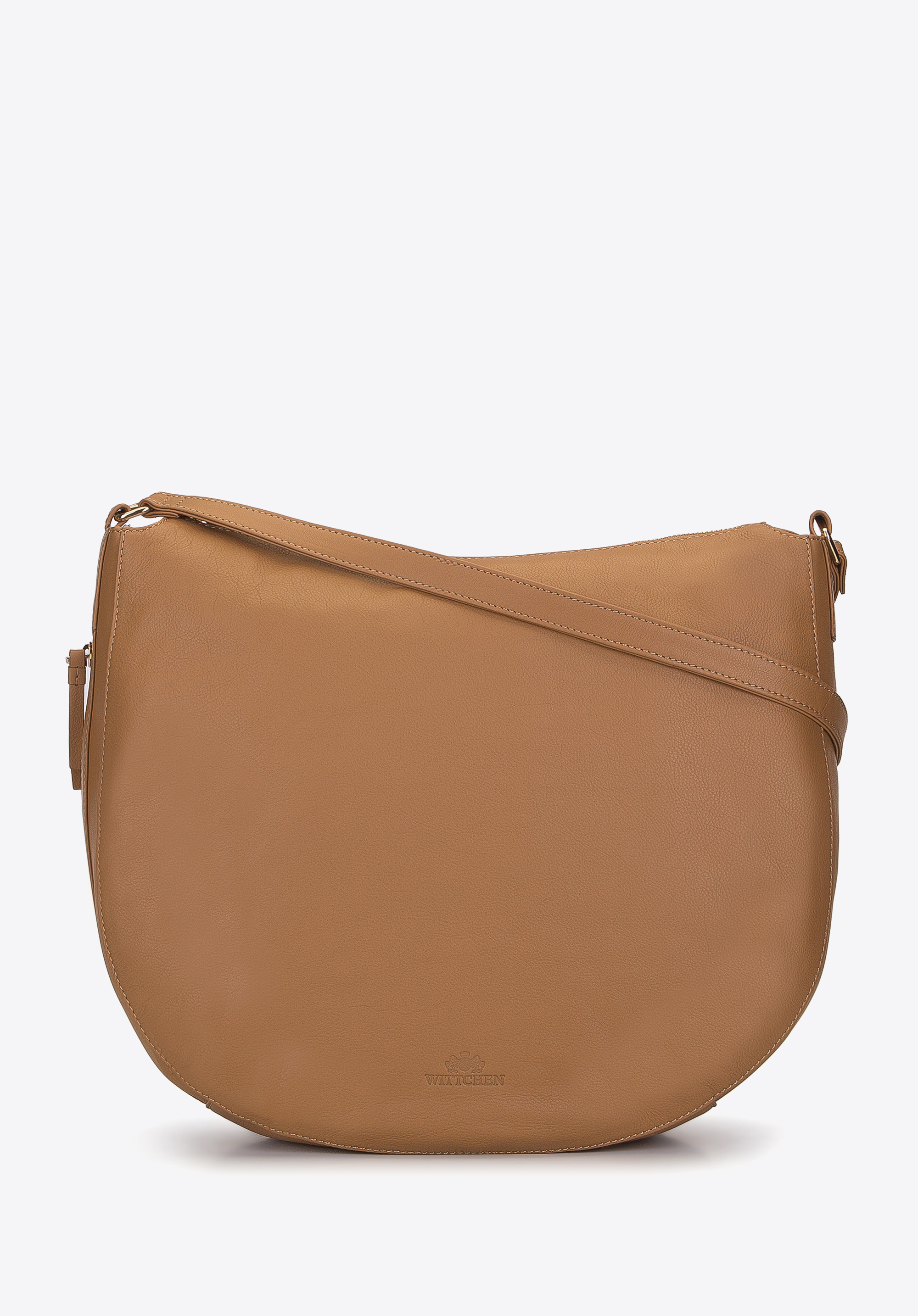 Torba worek ze skóry zaokrąglona duża