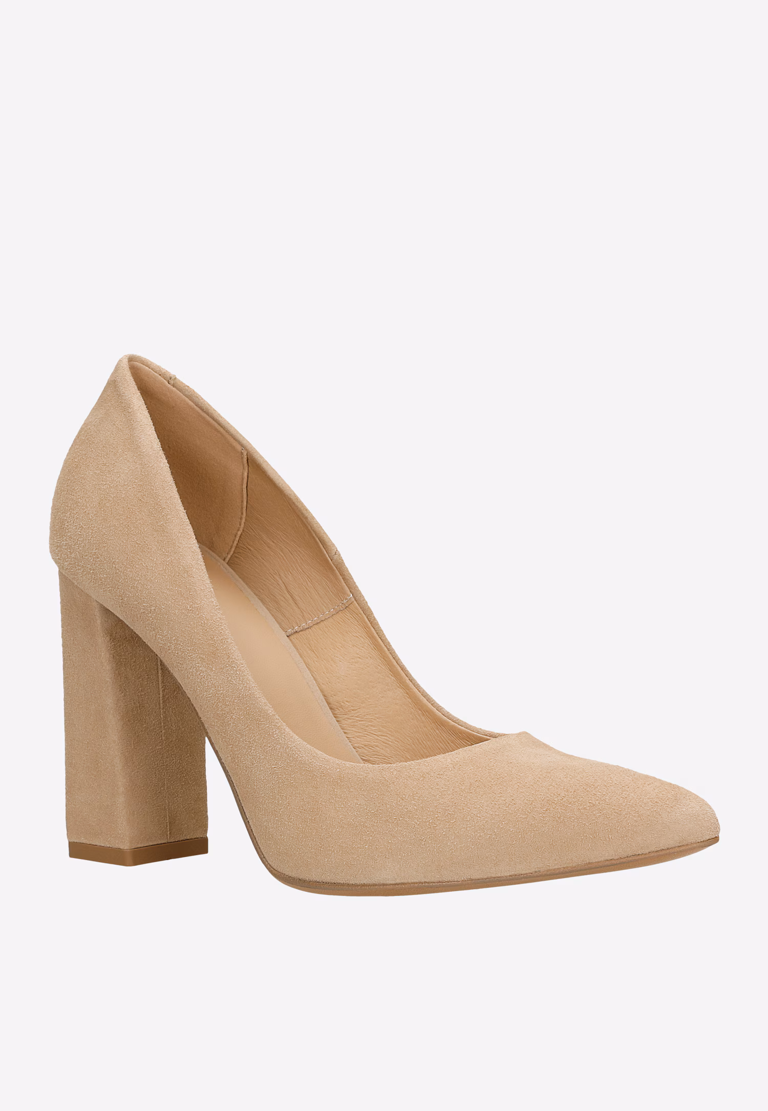 Czarne czółenka damskie na wysokim słupku