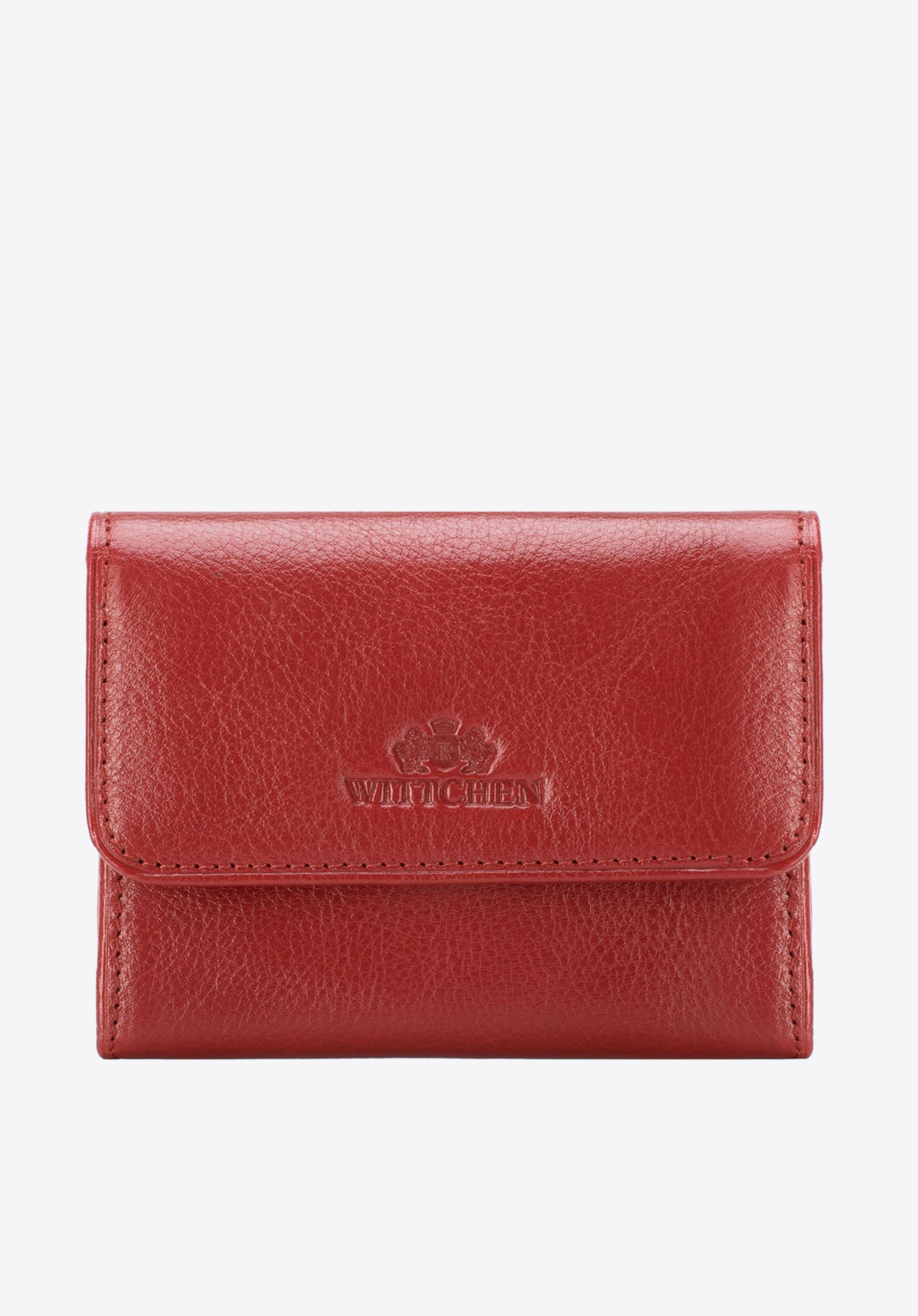 Portfel skórzany mały na zatrzask