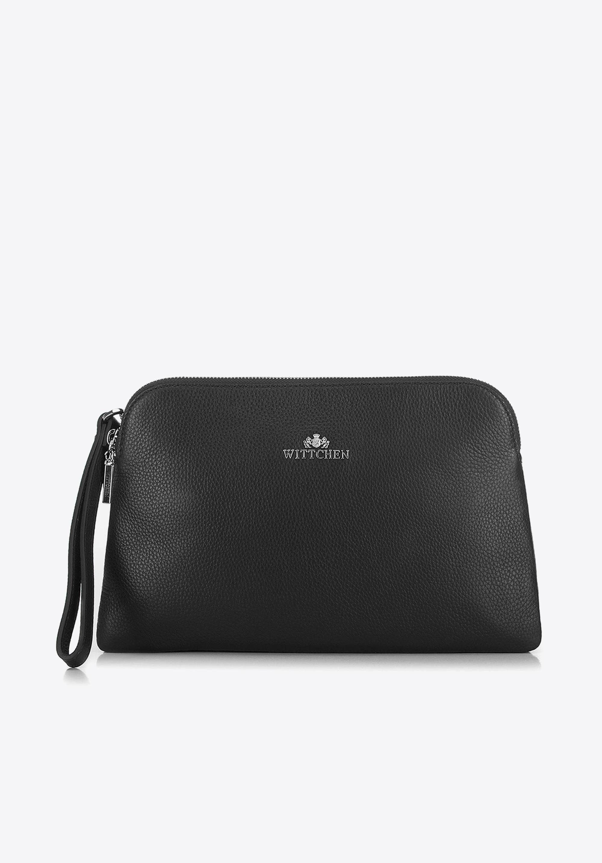 Damska listonoszka ze skóry trapezowa mała