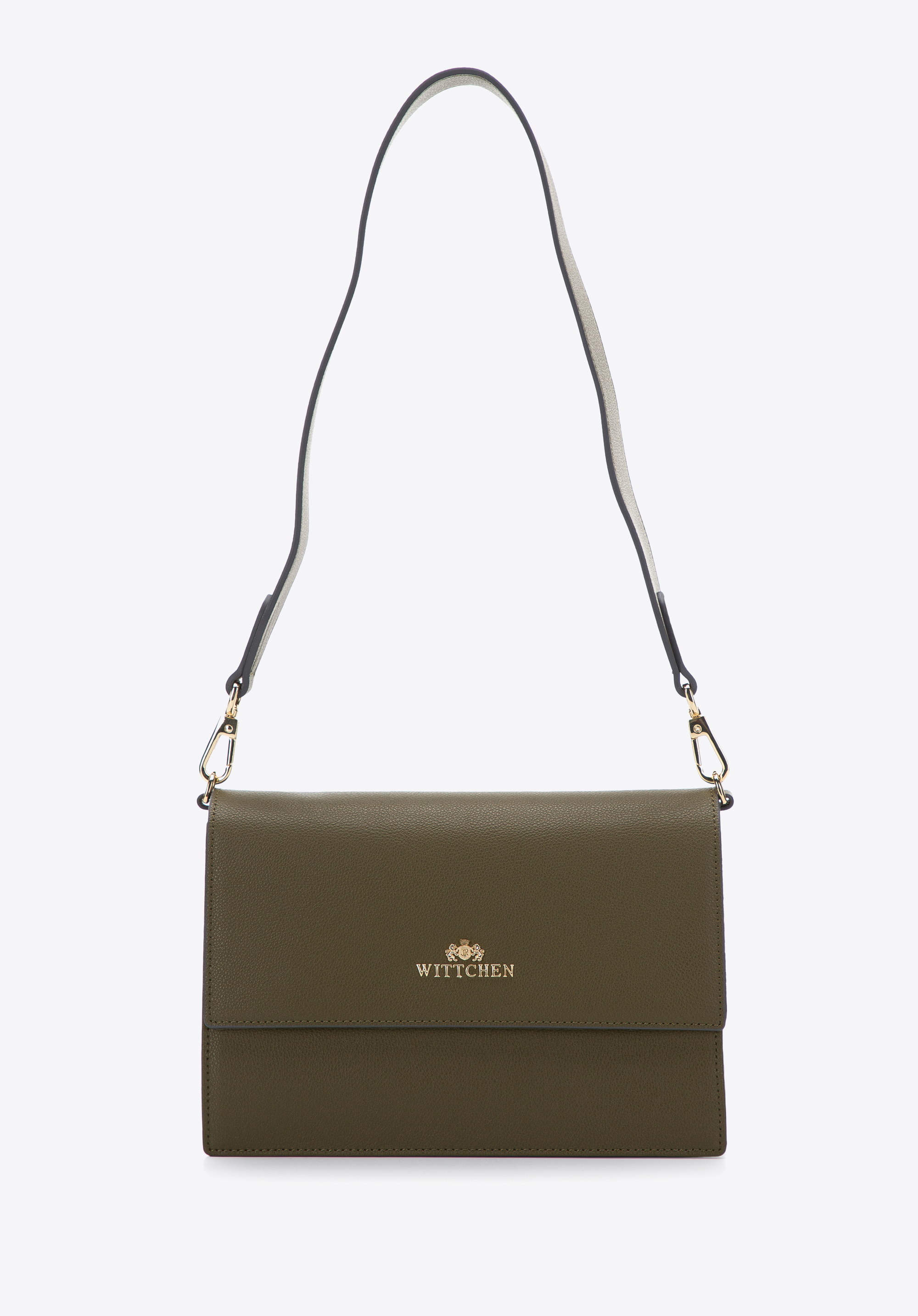 Damska torebka skórzana dwukomorowa klasyczna