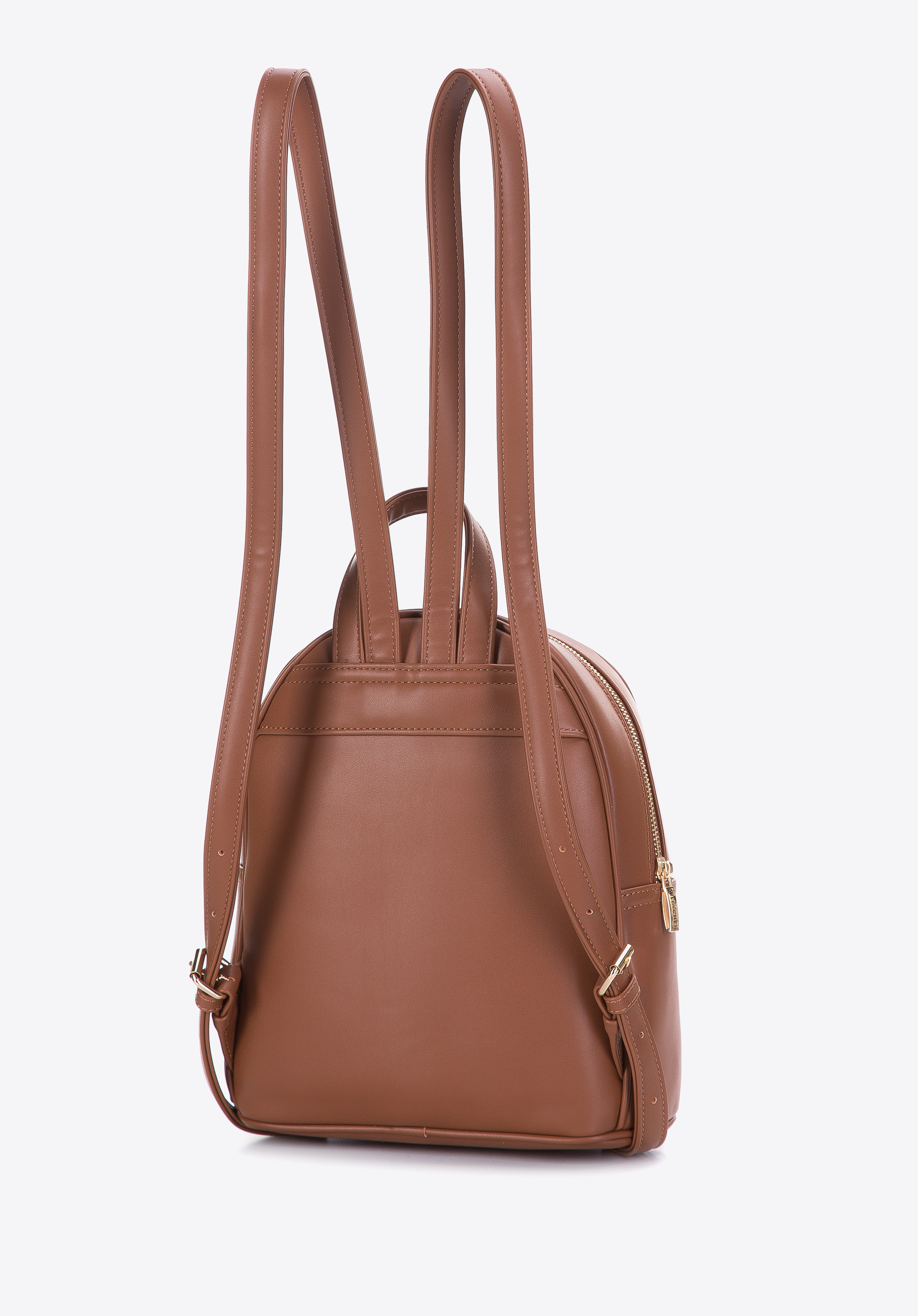 Damski plecak z przodem ze sztucznego futerka