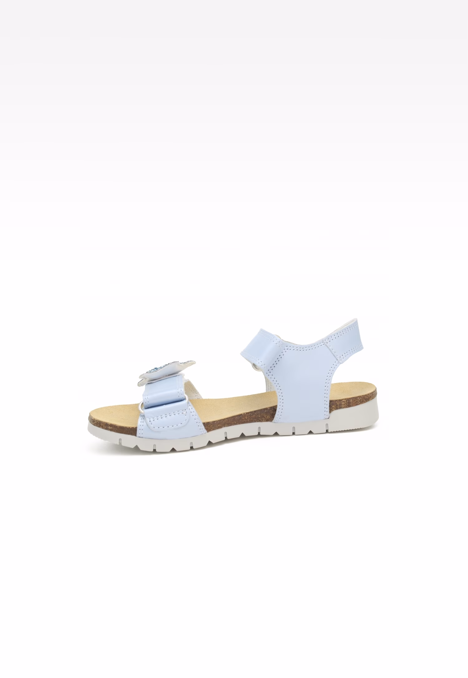 Sandały BARTEK 16183026, dla dziewcząt, beżowo-biały