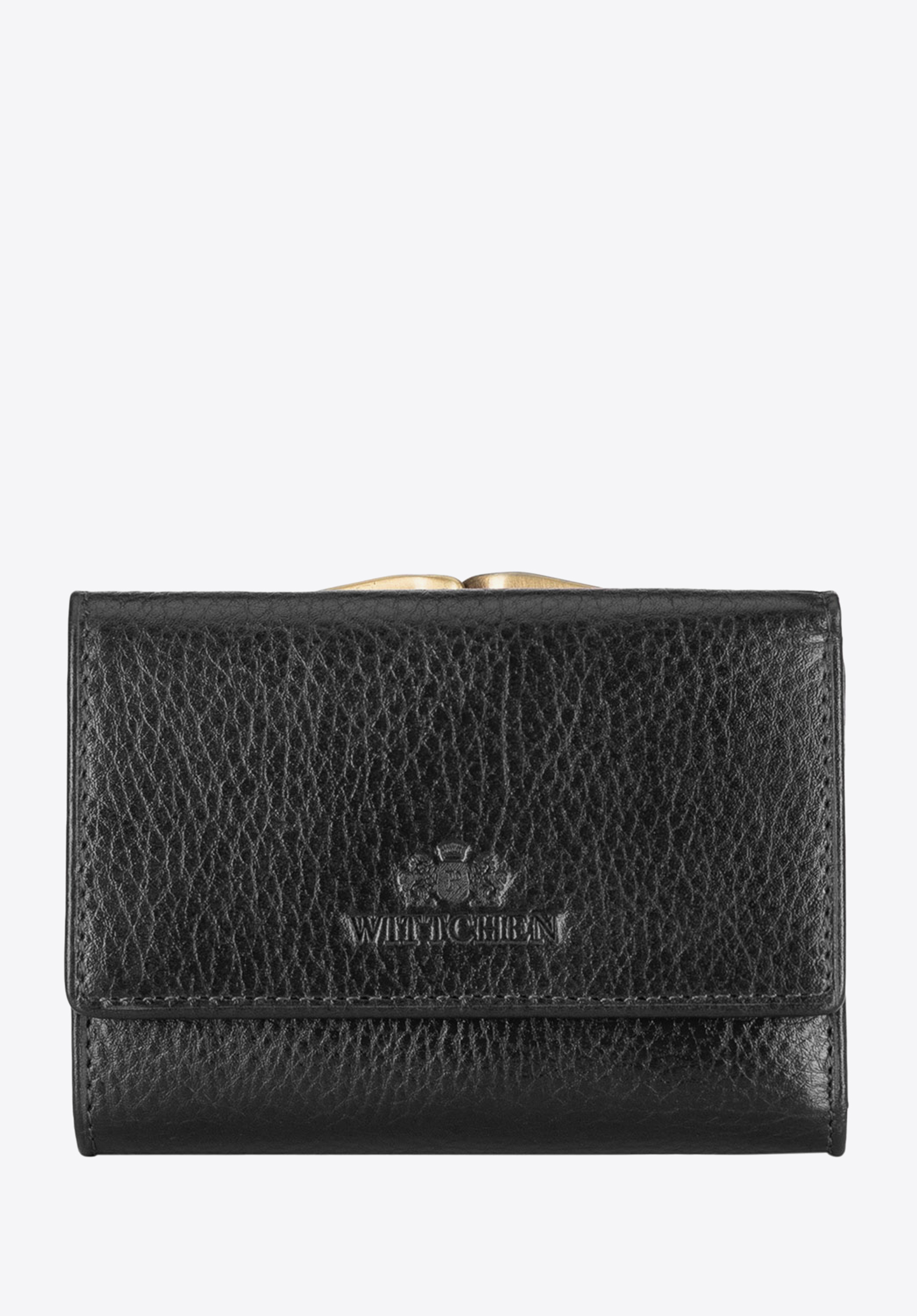 Damska portmonetka skórzana na bigiel mała