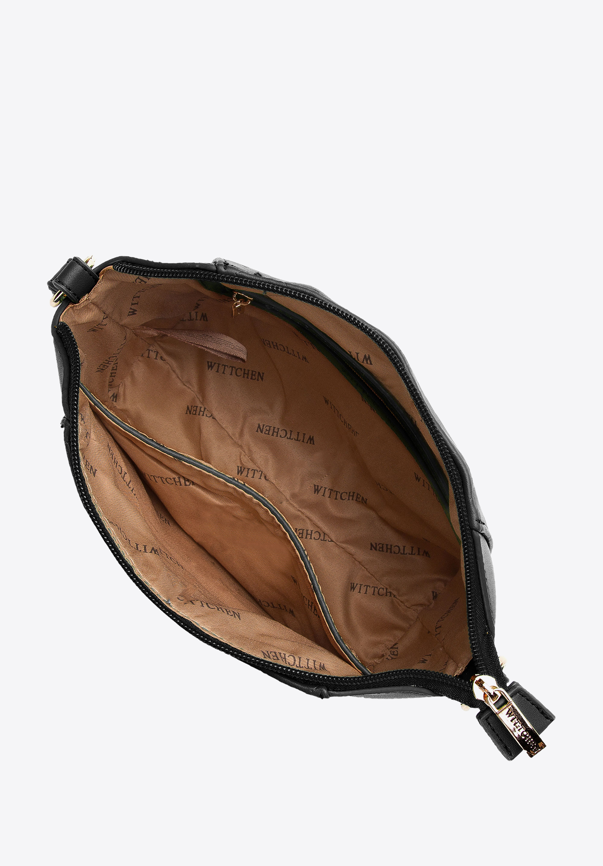 Torebka crossbody mała tłoczona w logo