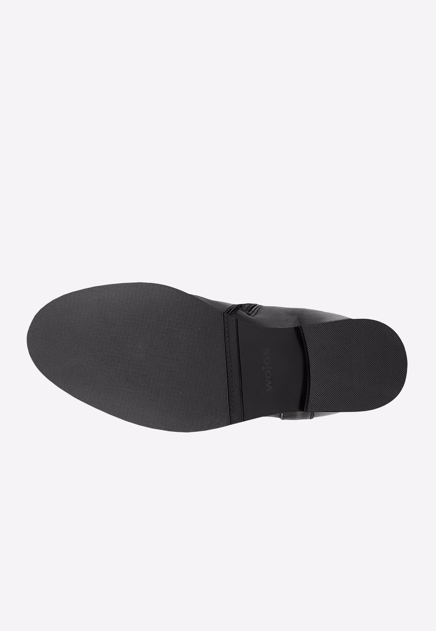 Oficerki damskie skórzane z ukrytą koturną