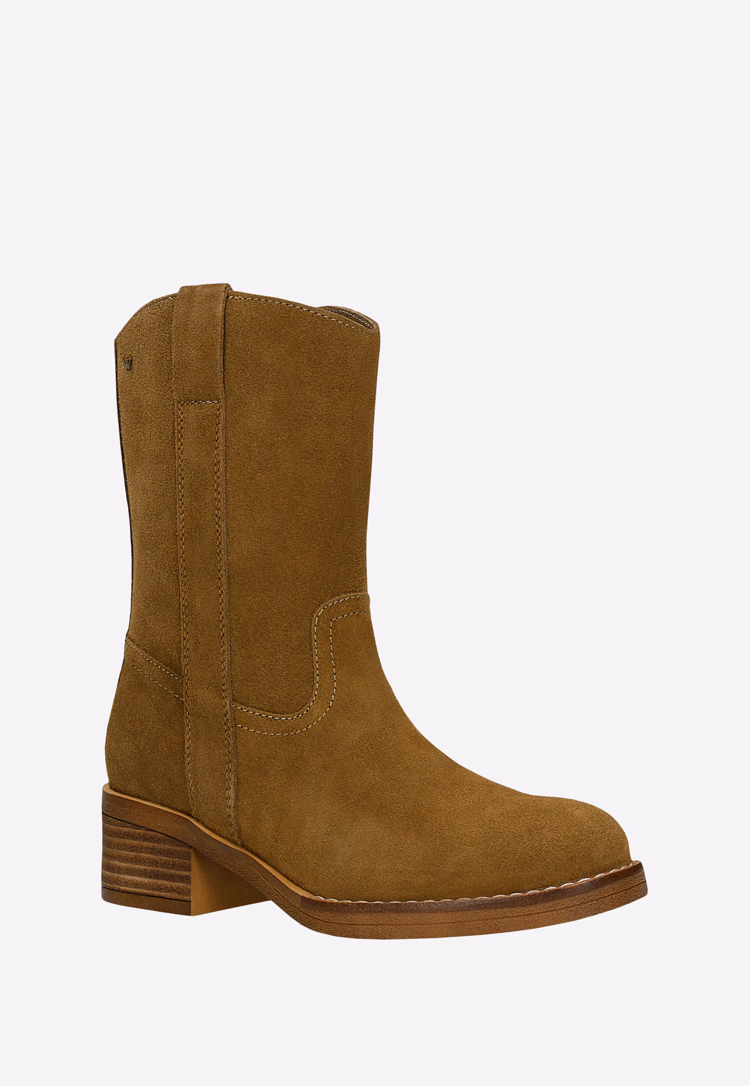 Czarne botki damskie zapinane na zamek