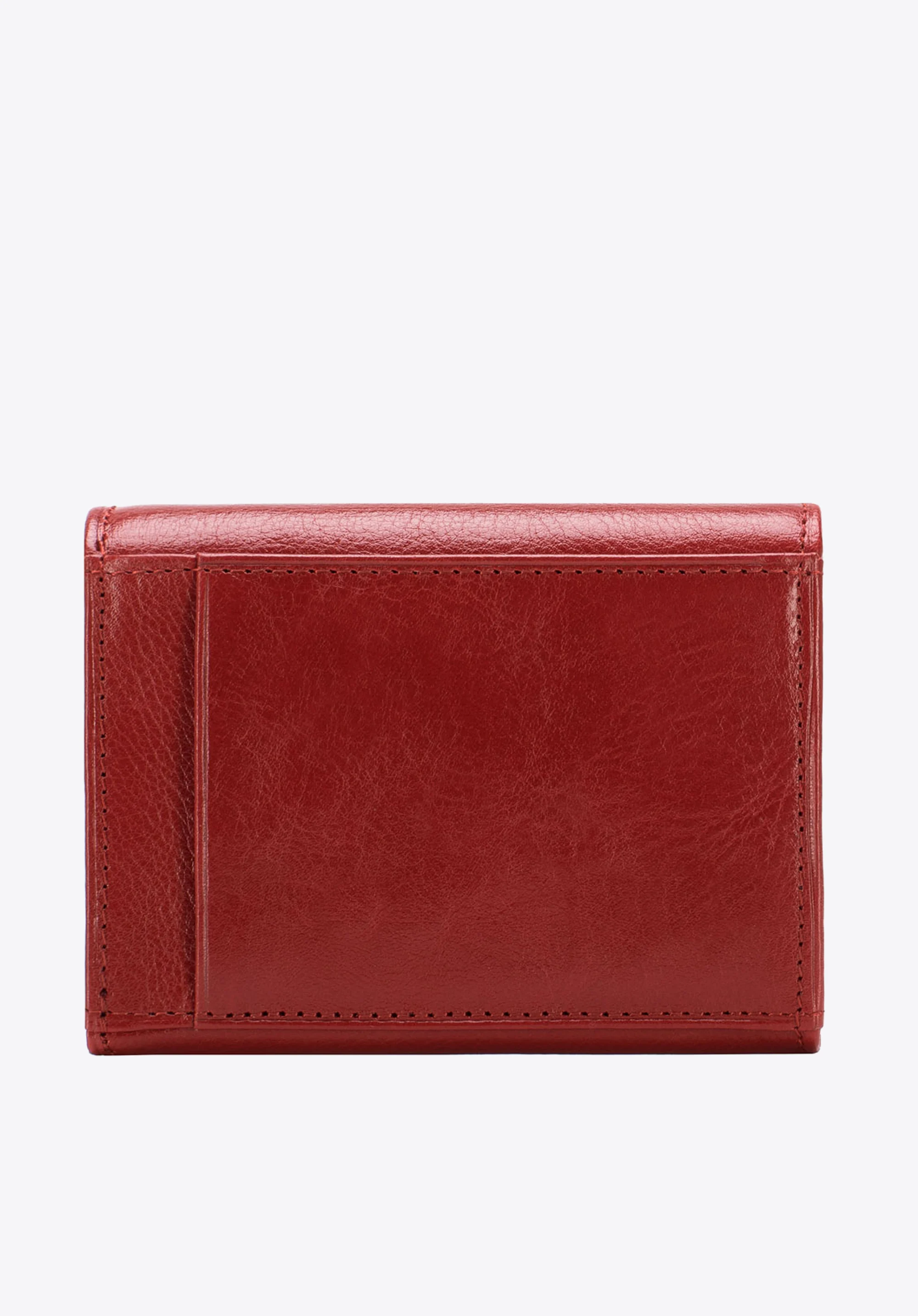 Portfel skórzany mały na zatrzask