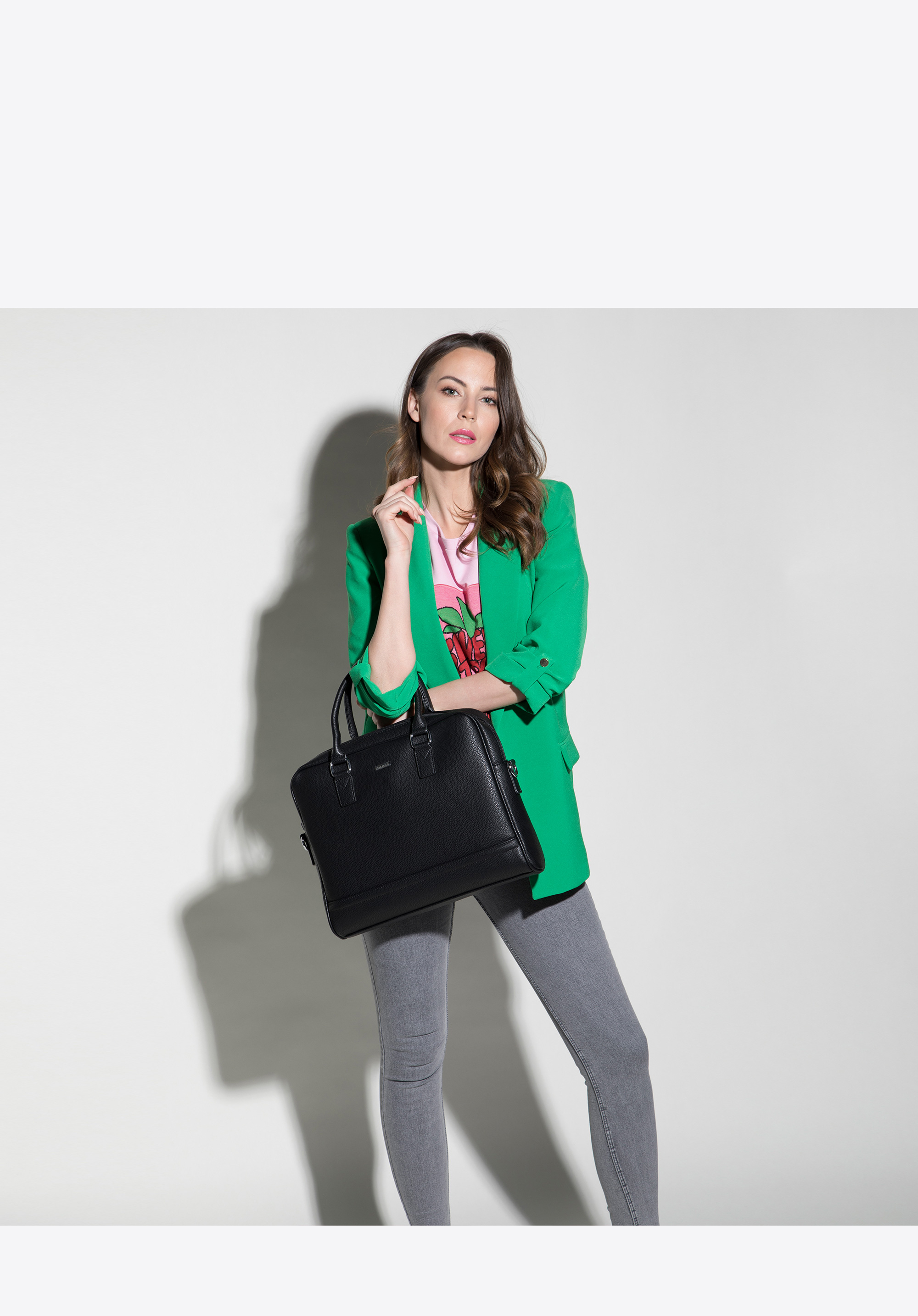 Damska torba na laptopa 11”/12” z ekoskóry klasyczna