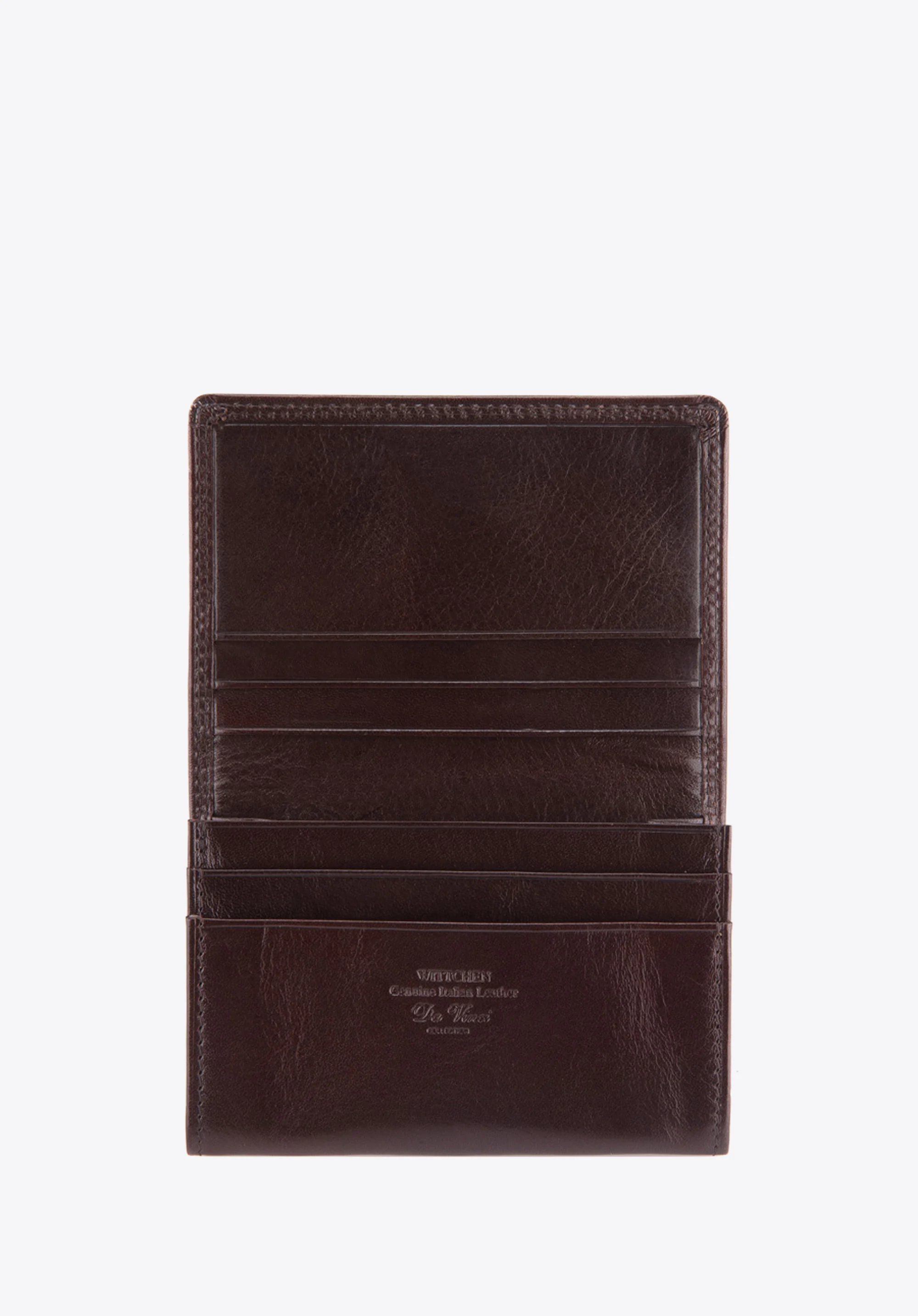 Etui na wizytówki skórzane z monogramem