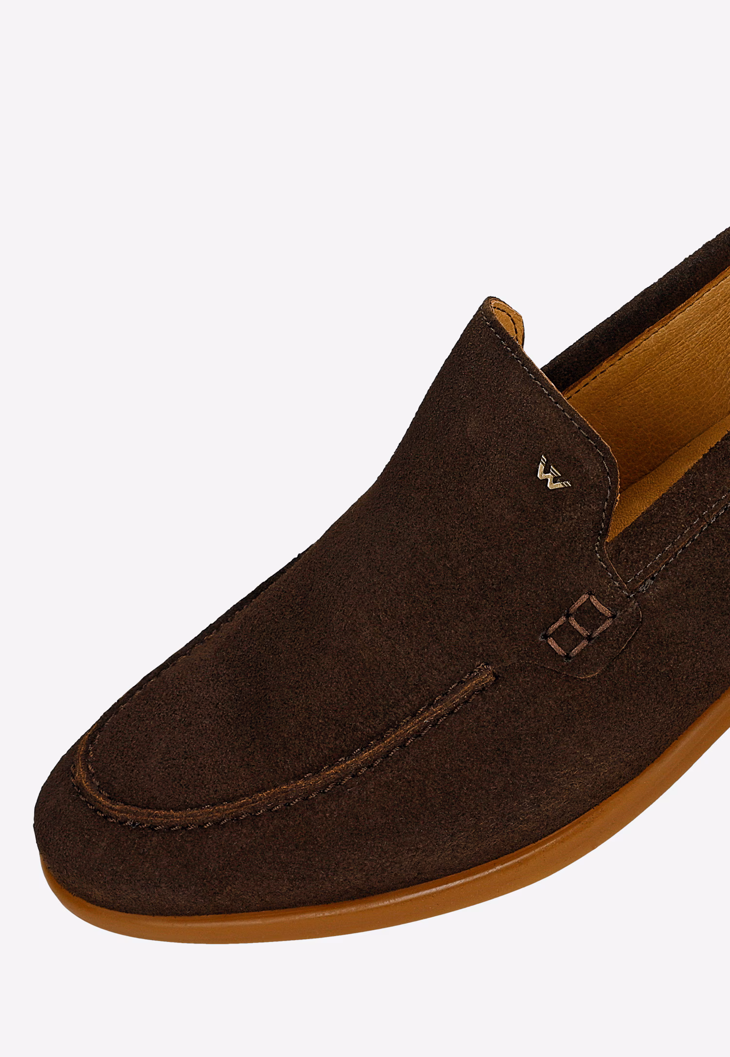 Jasnobrązowe loafersy męskie