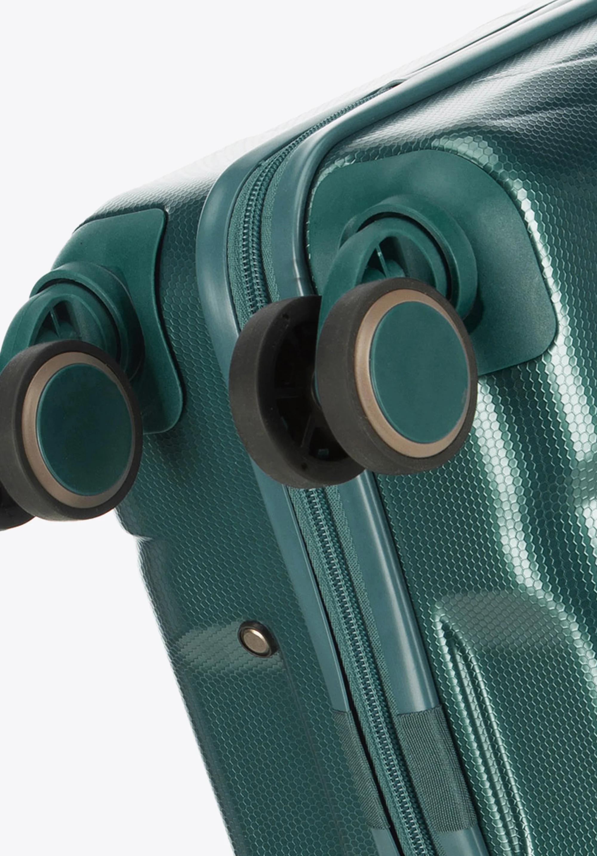 Walizka kabinowa z polikarbonu geometryczna