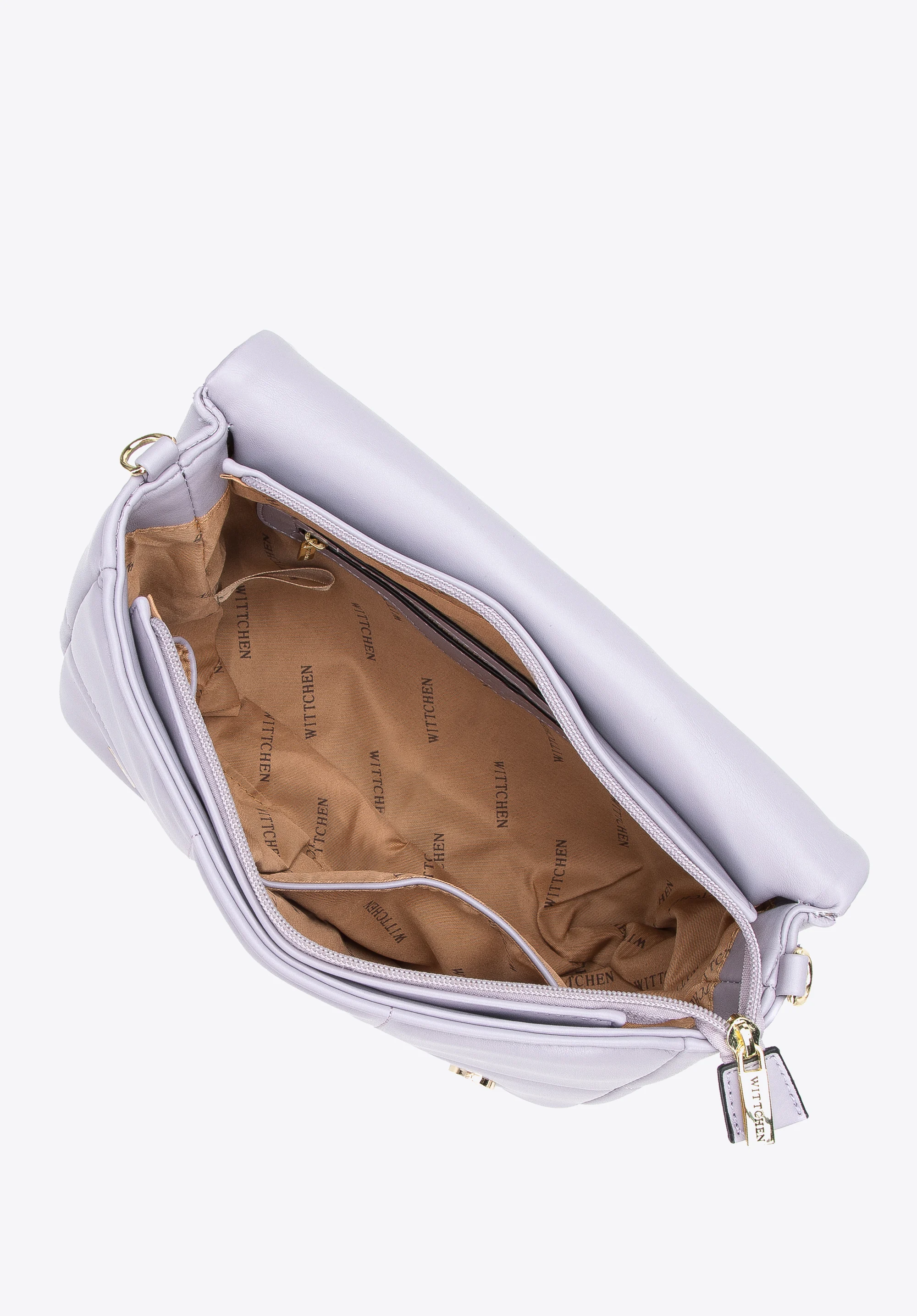 Damska listonoszka z miękkiej pikowanej ekoskóry