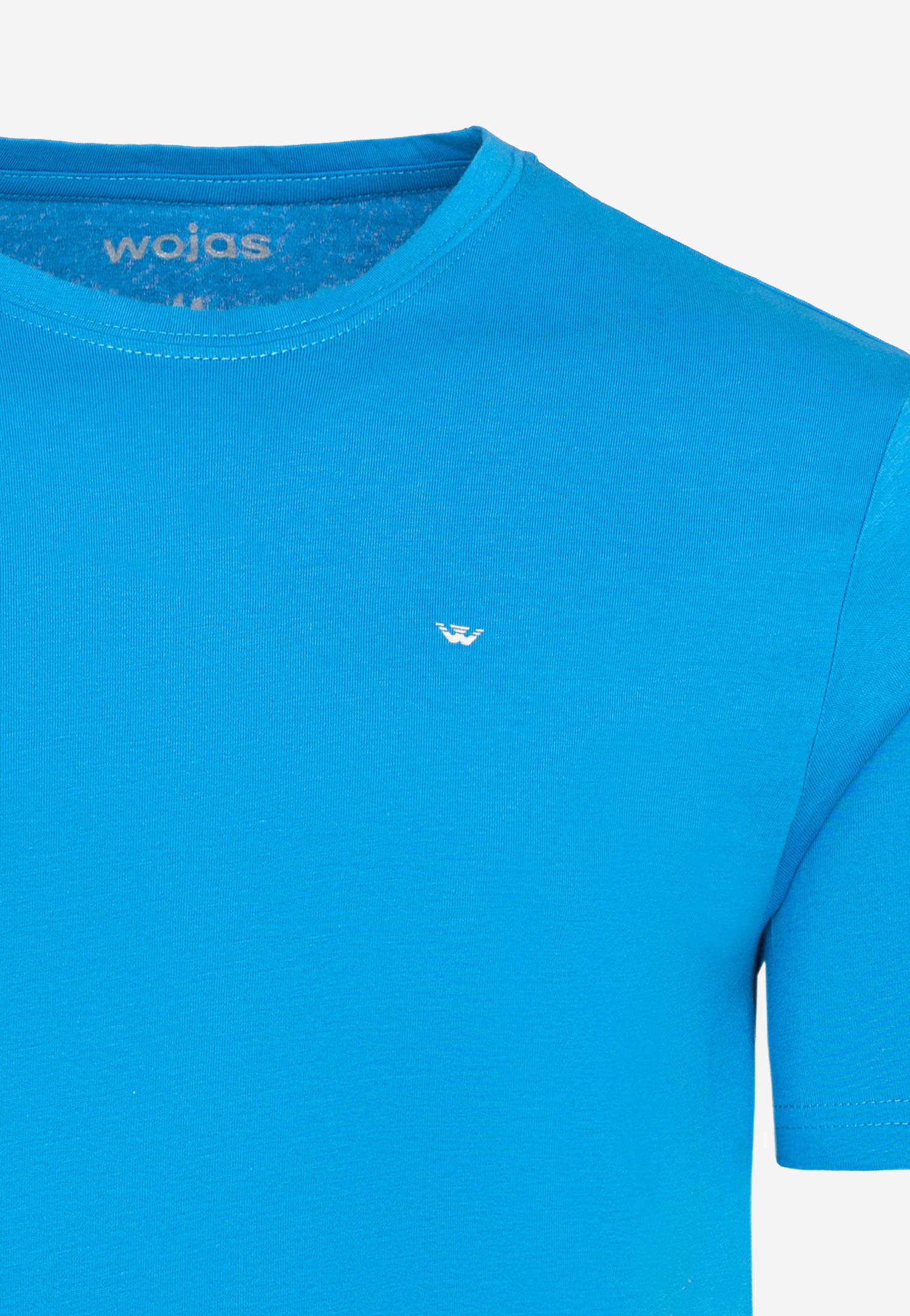 Jasnoniebieski t-shirt męski bawełniany