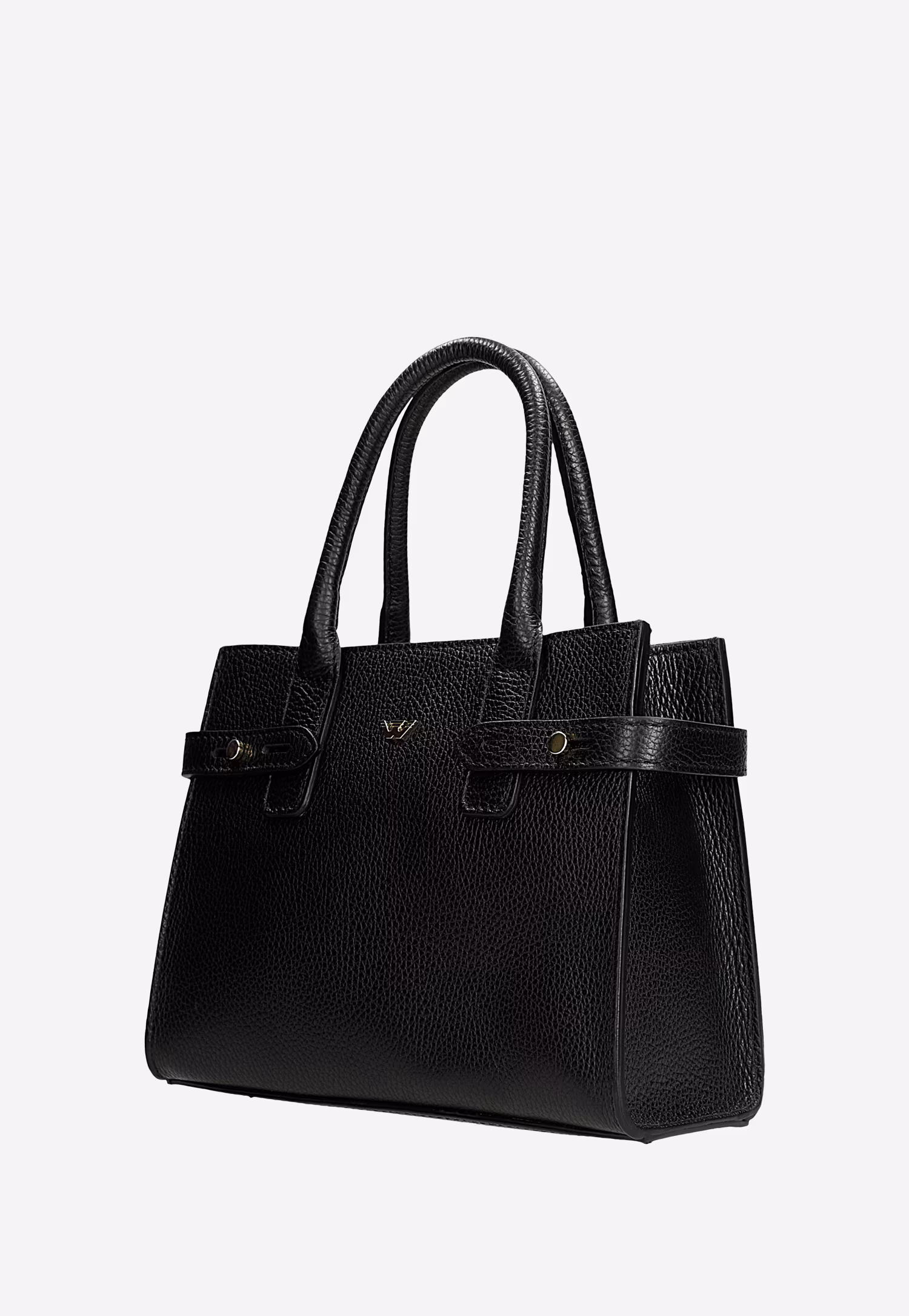 Czarna torebka damska typu kuferek