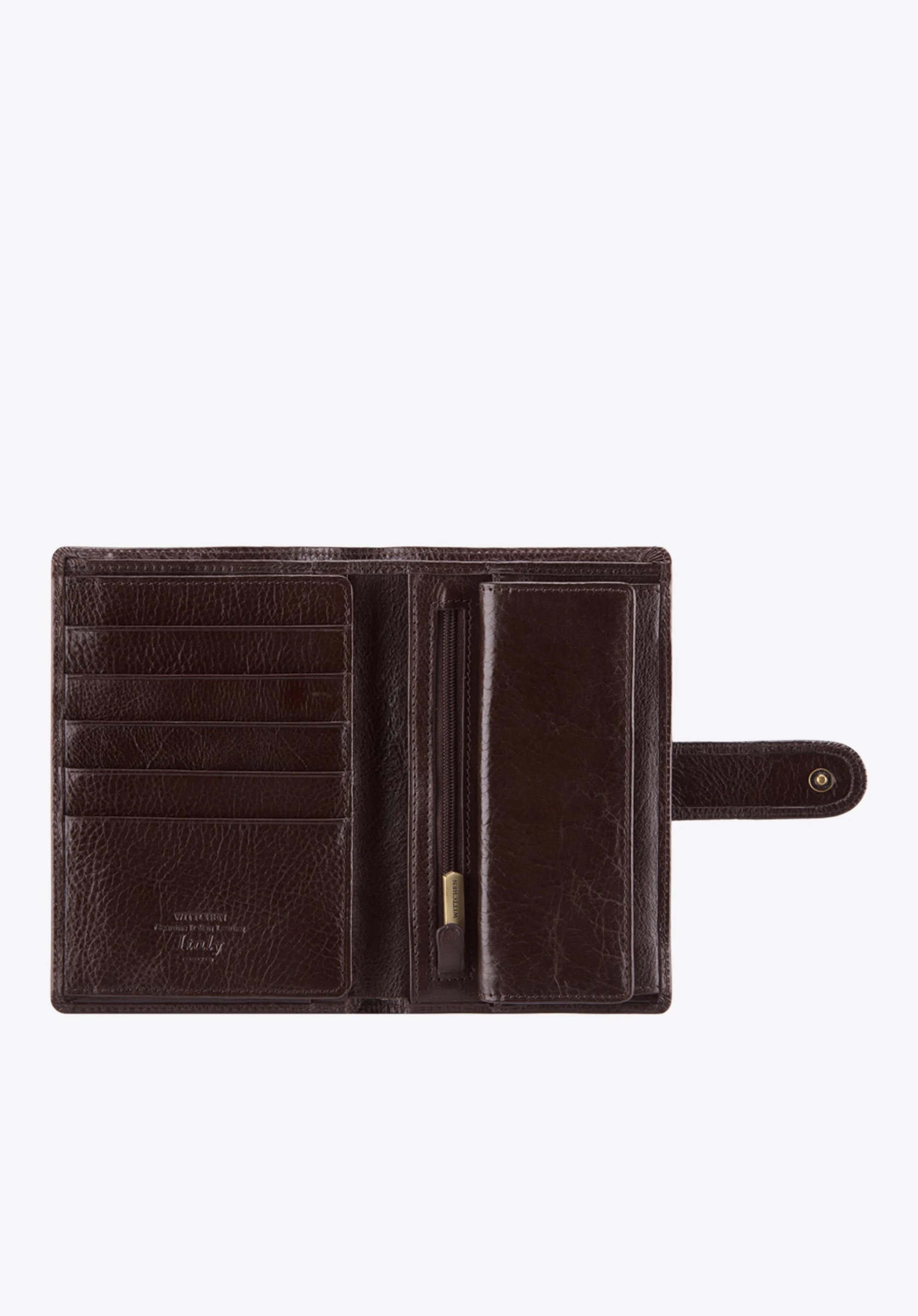 Męski portfel skórzany z dużą ilością przegródek