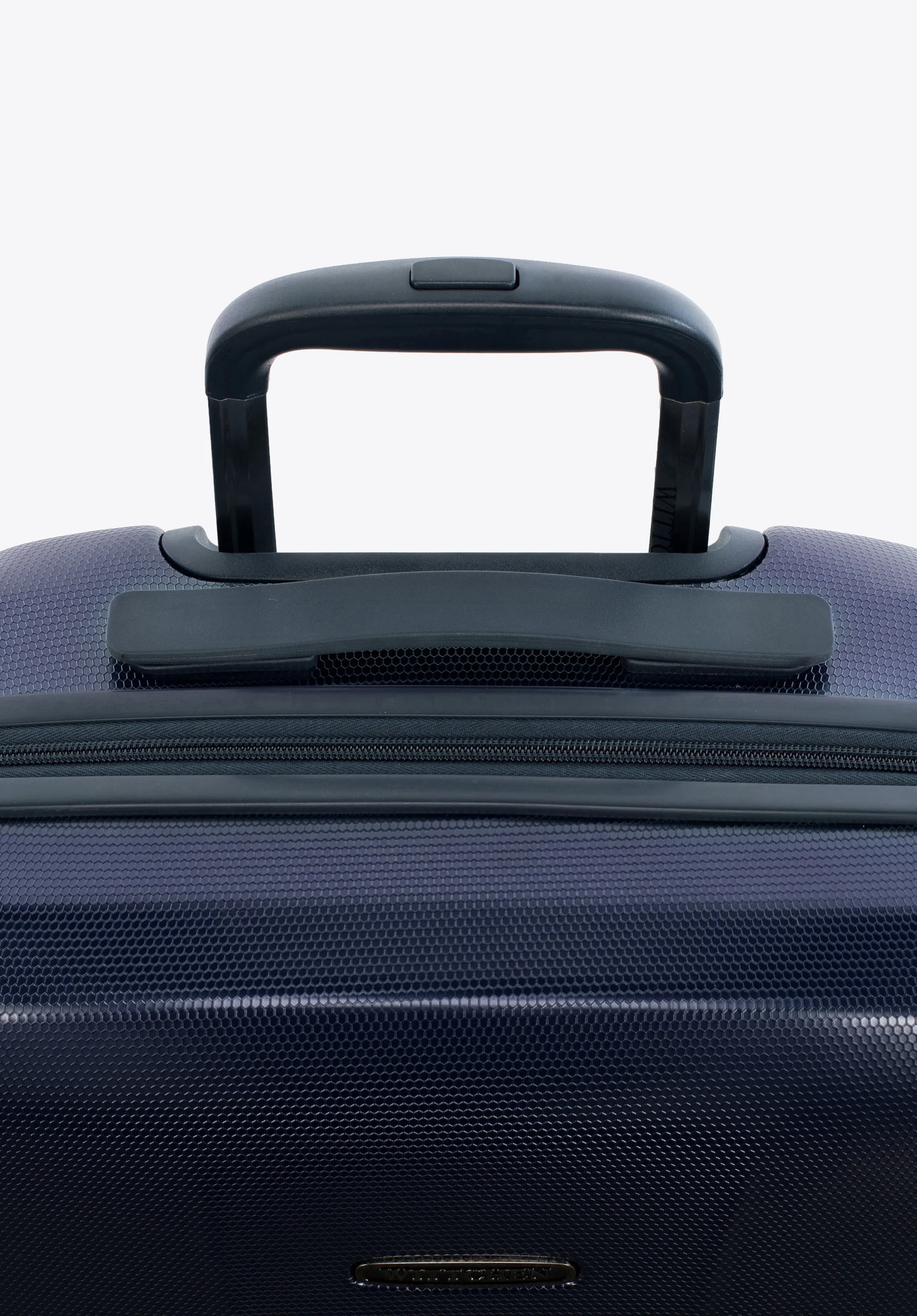 Walizka kabinowa z polikarbonu geometryczna