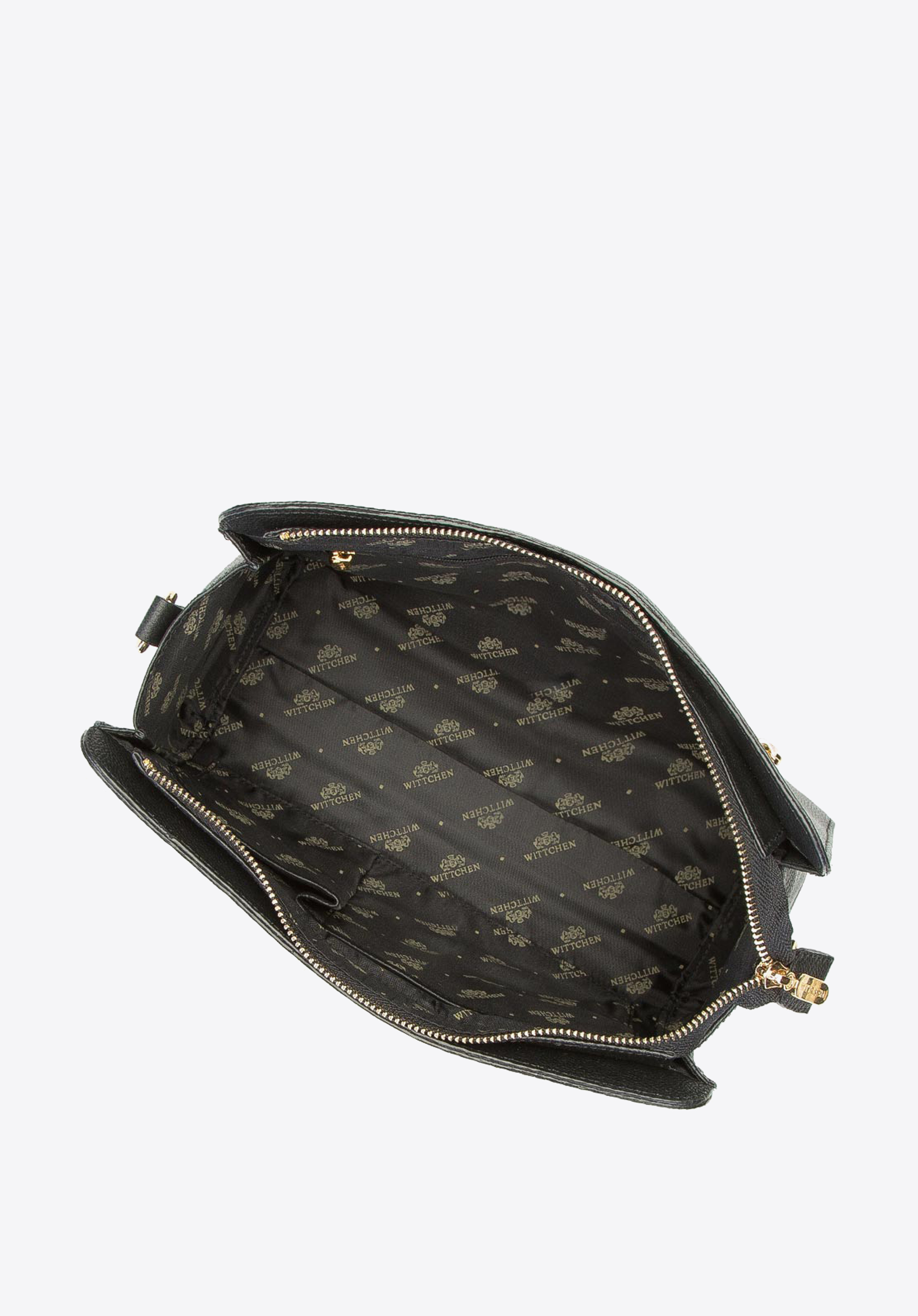 Damska listonoszka ze skóry croco