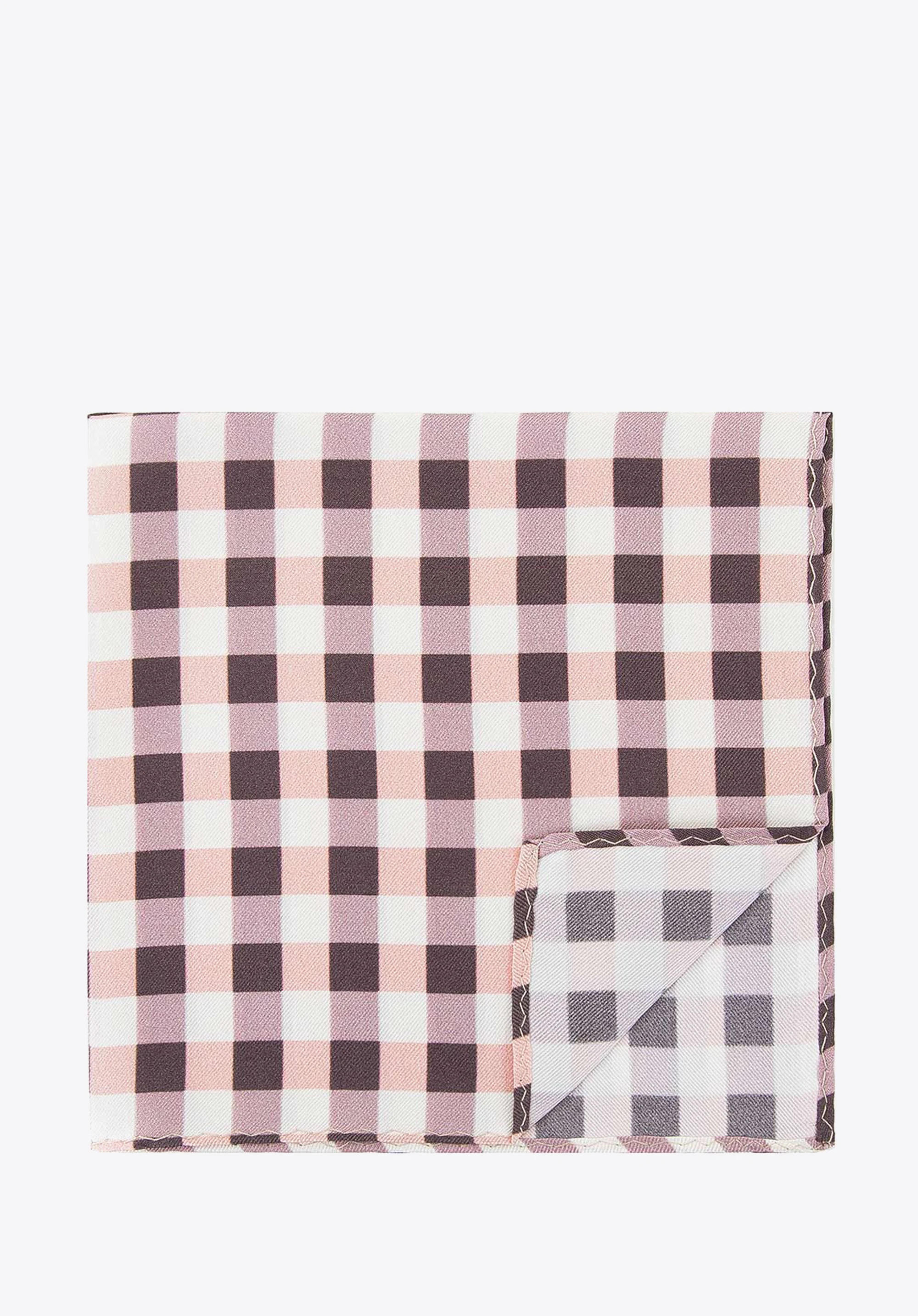 Poszetka z jedwabiu wzorzysta duża