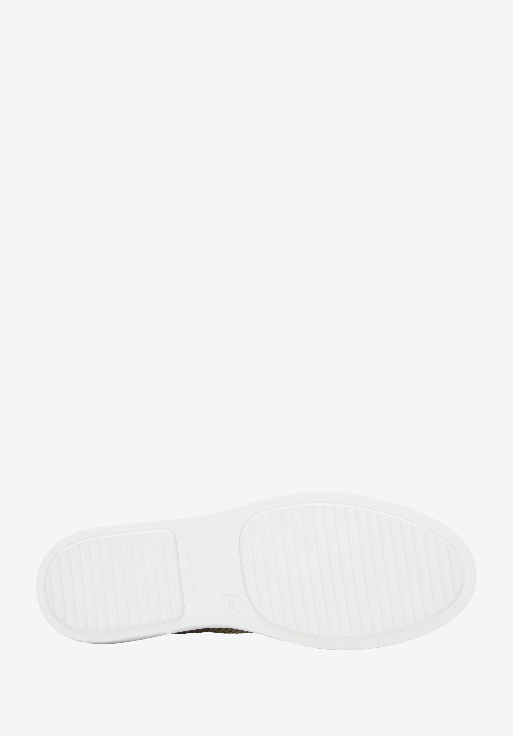 Damskie sneakersy ze skórzanej plecionki