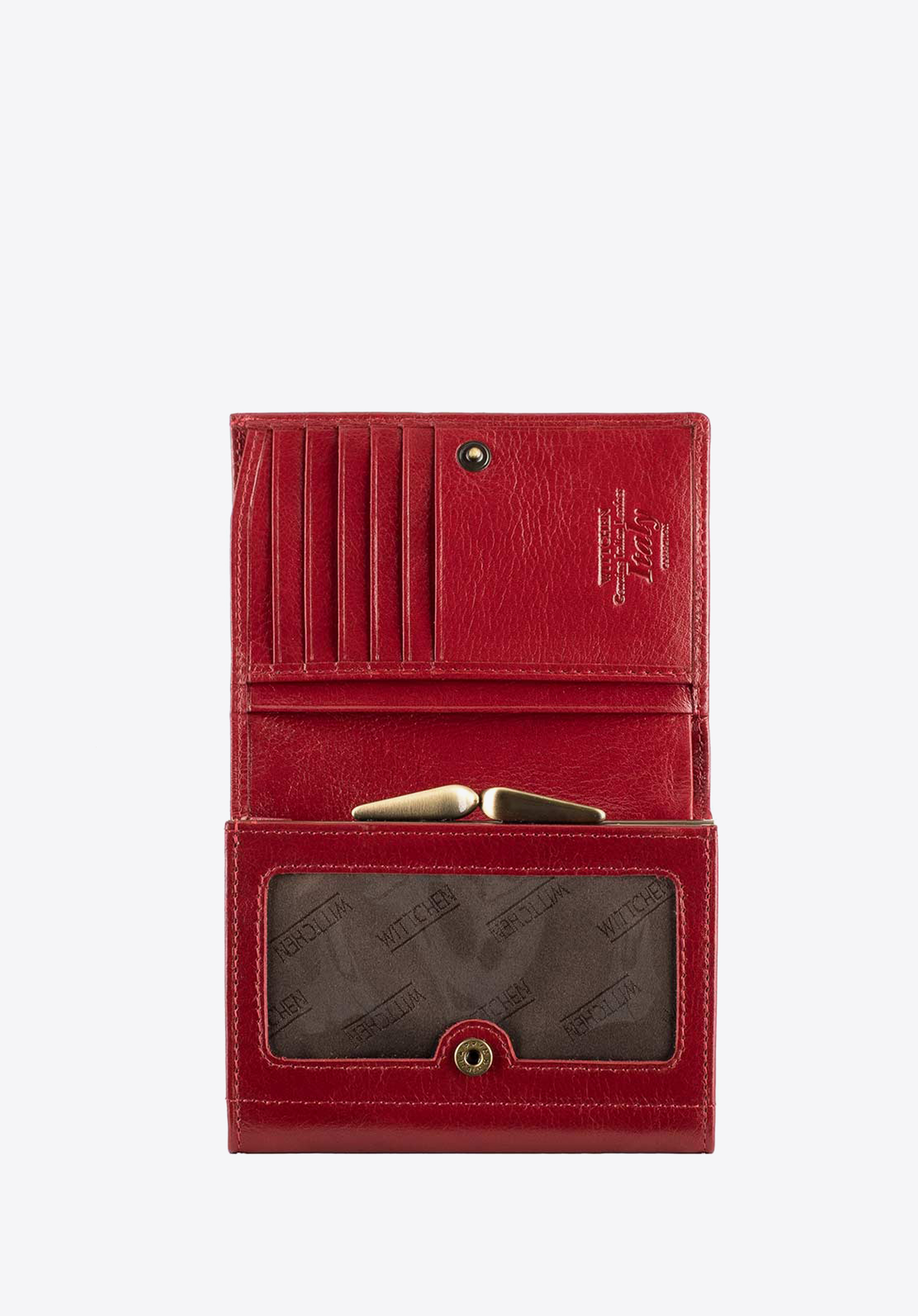 Damski portfel ze skóry średni