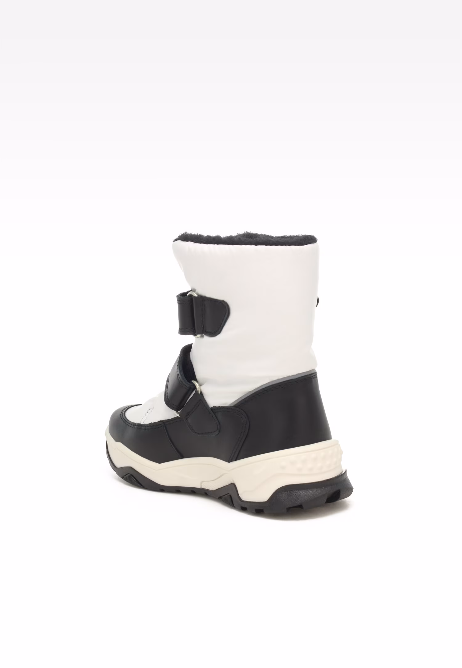 Trzewiki ocieplane BARTEK 14077005, dla dziewcząt, biało-czarny