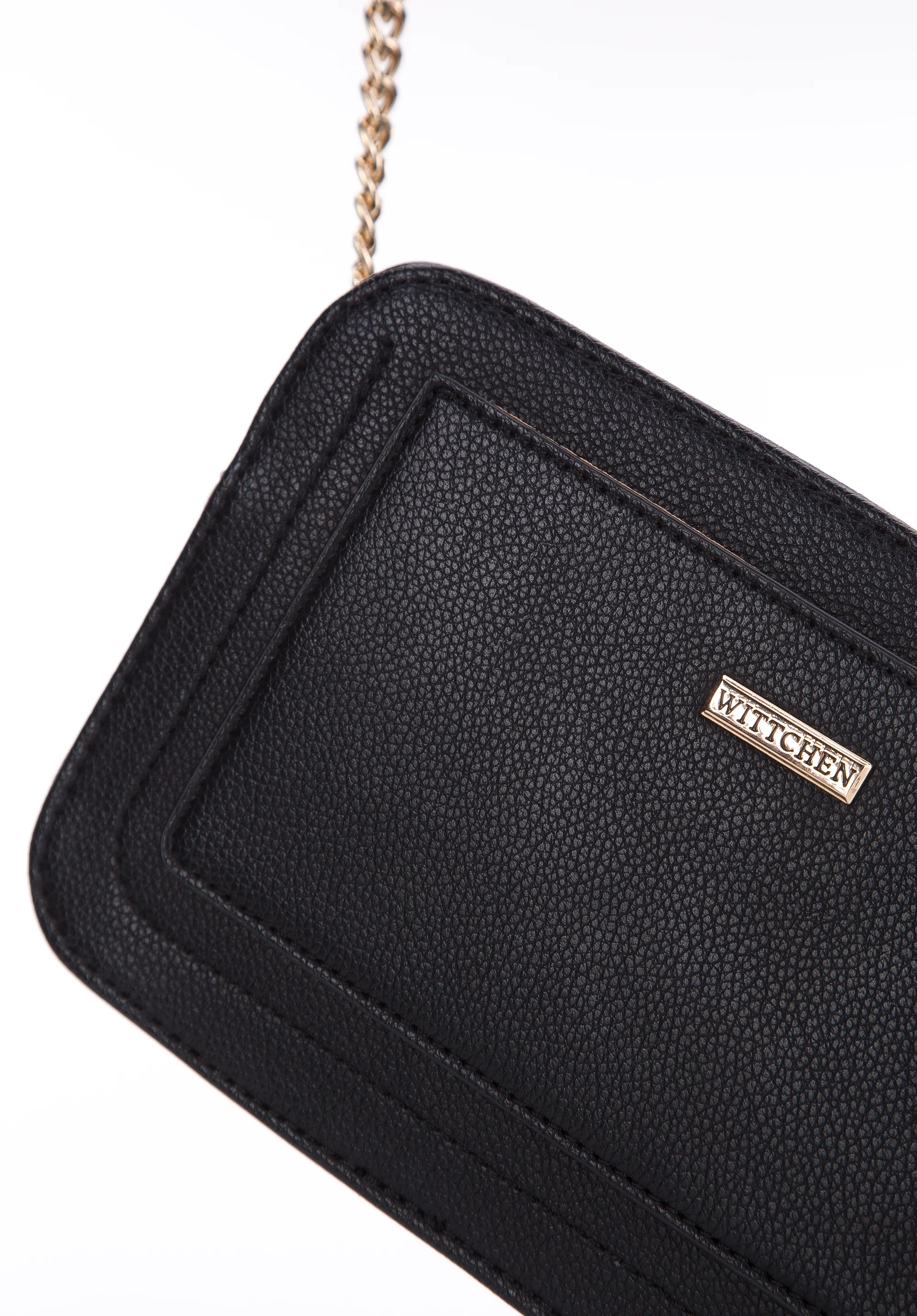 Damska listonoszka pudełkowa z obszytą kieszenią