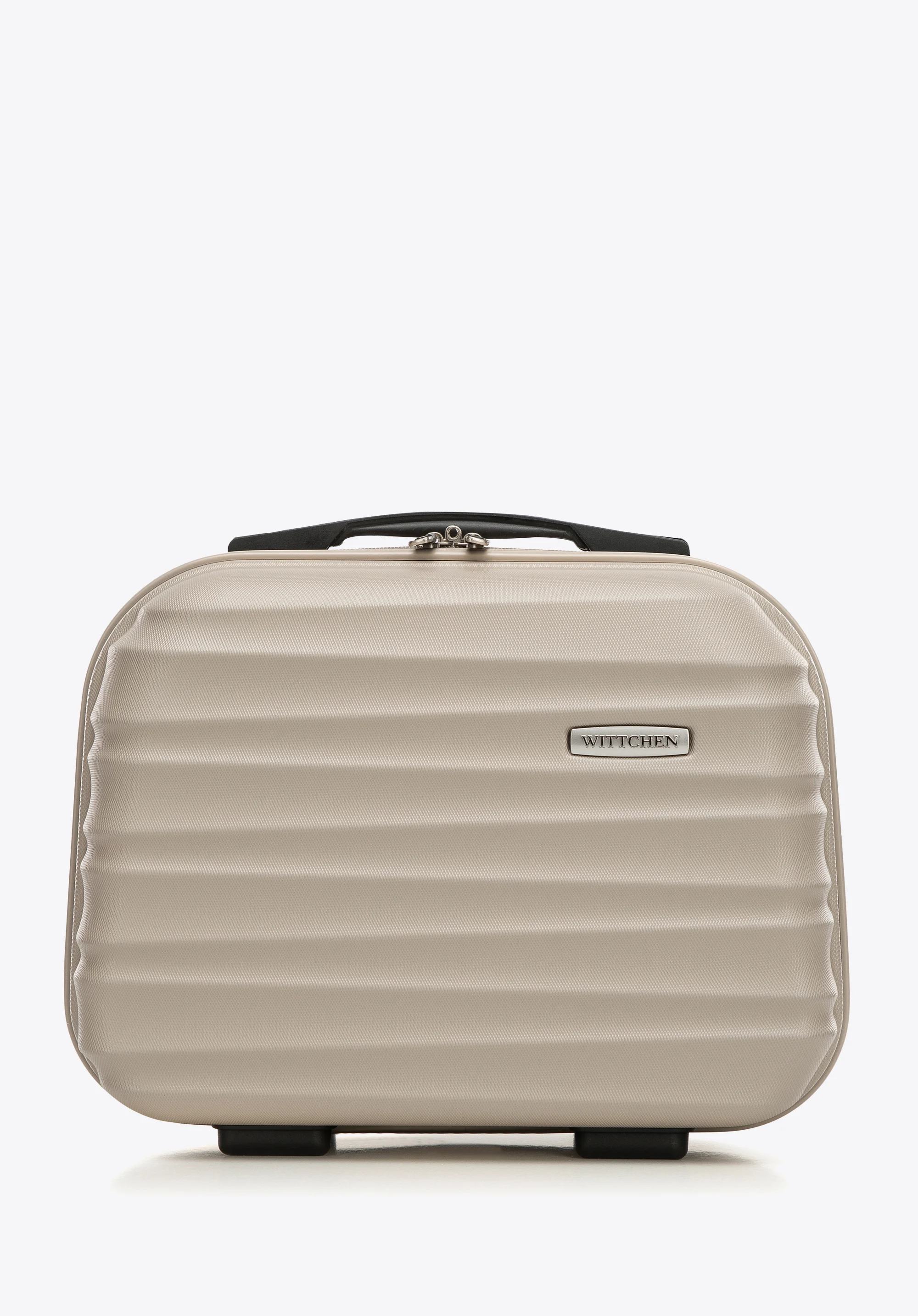 Duża walizka z ABS-u z żebrowaniem