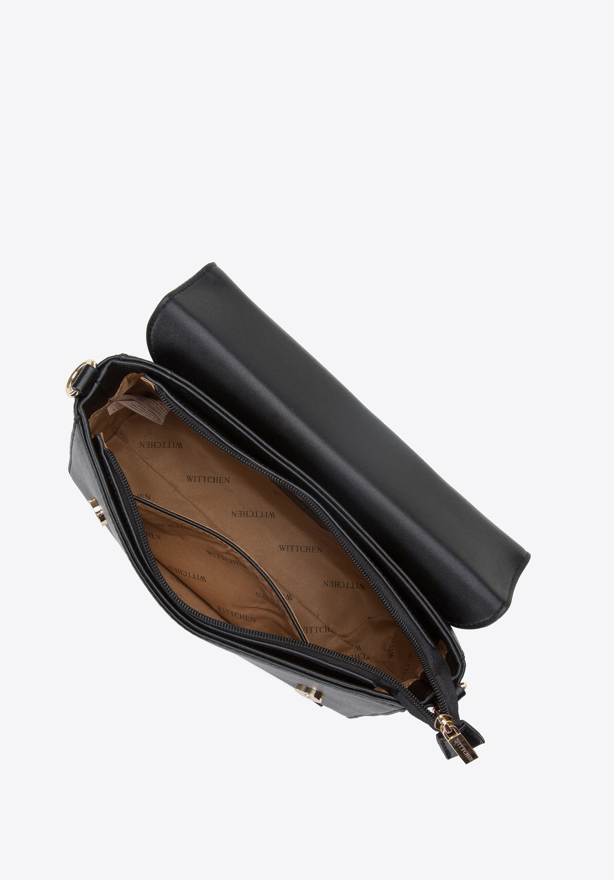 Damska torebka z kółkiem na klapie