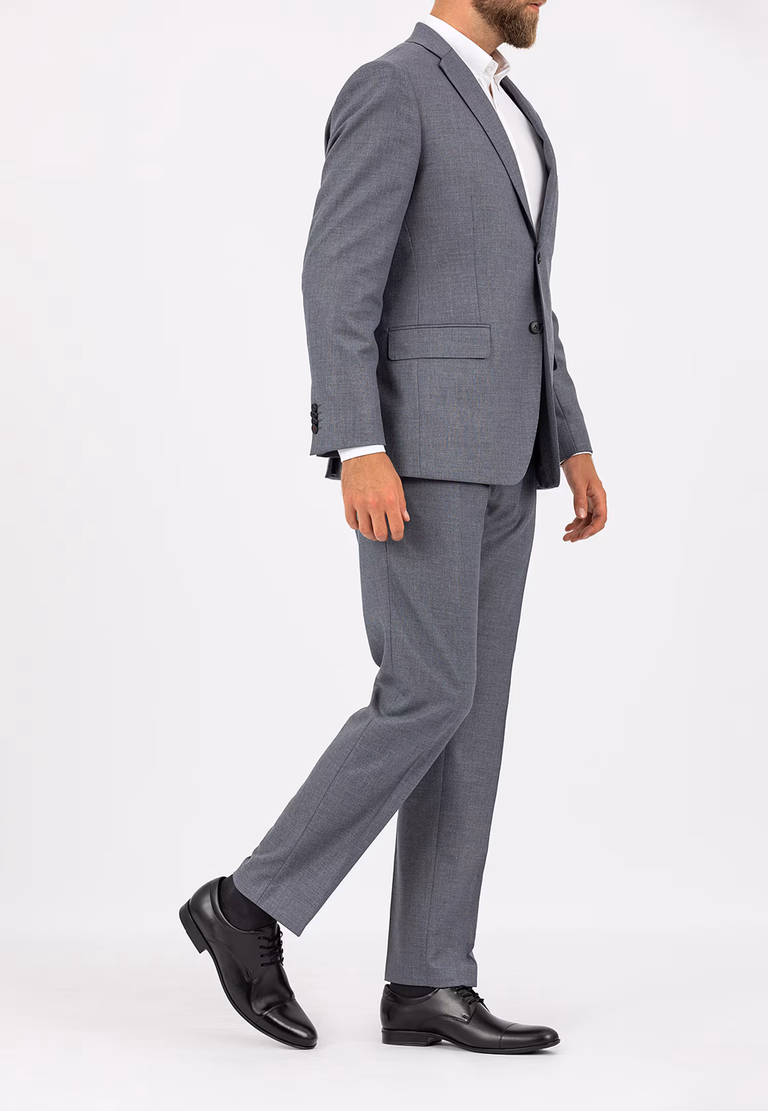 Czarne męskie półbuty