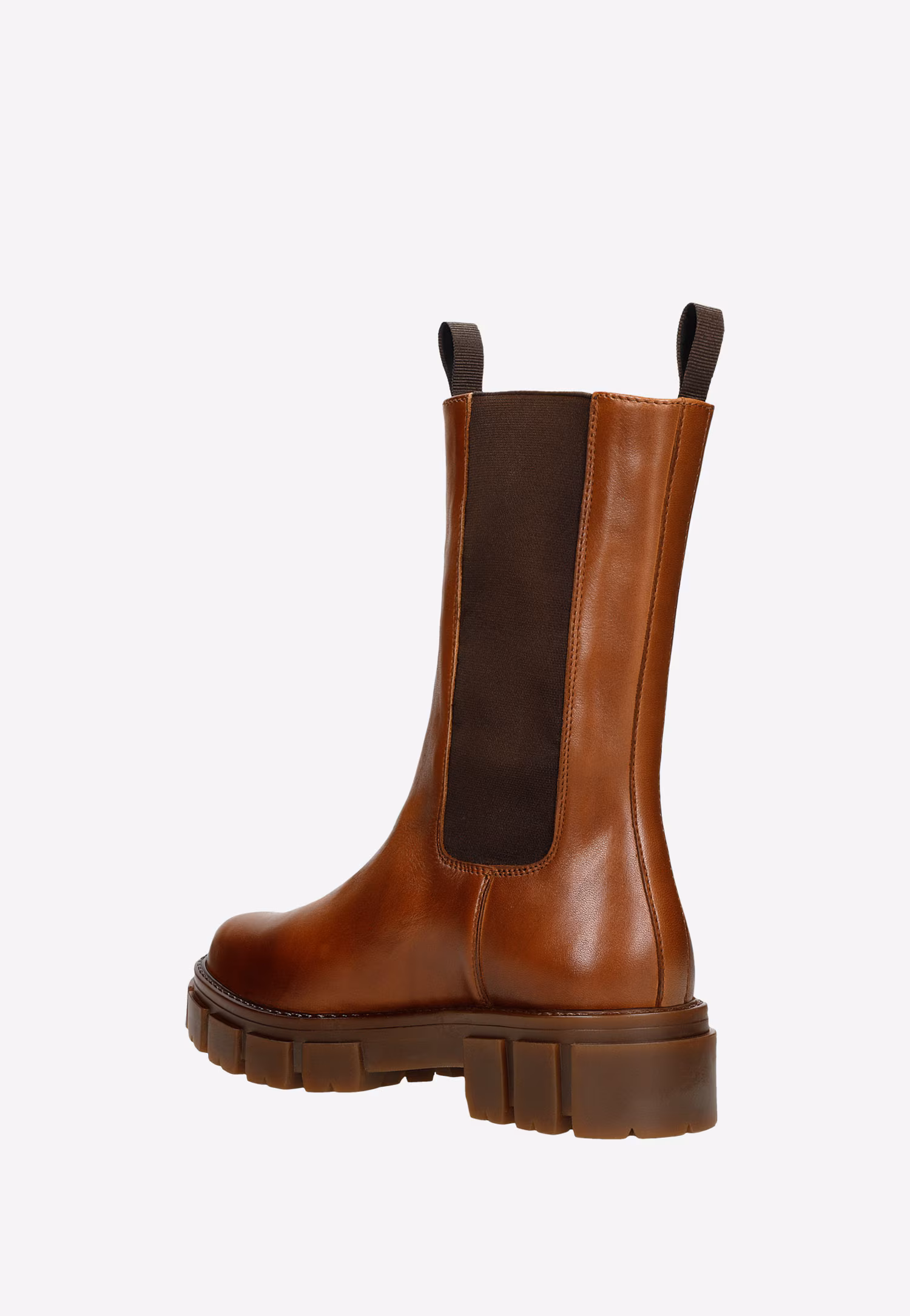 Czarne skórzane sztyblety damskie