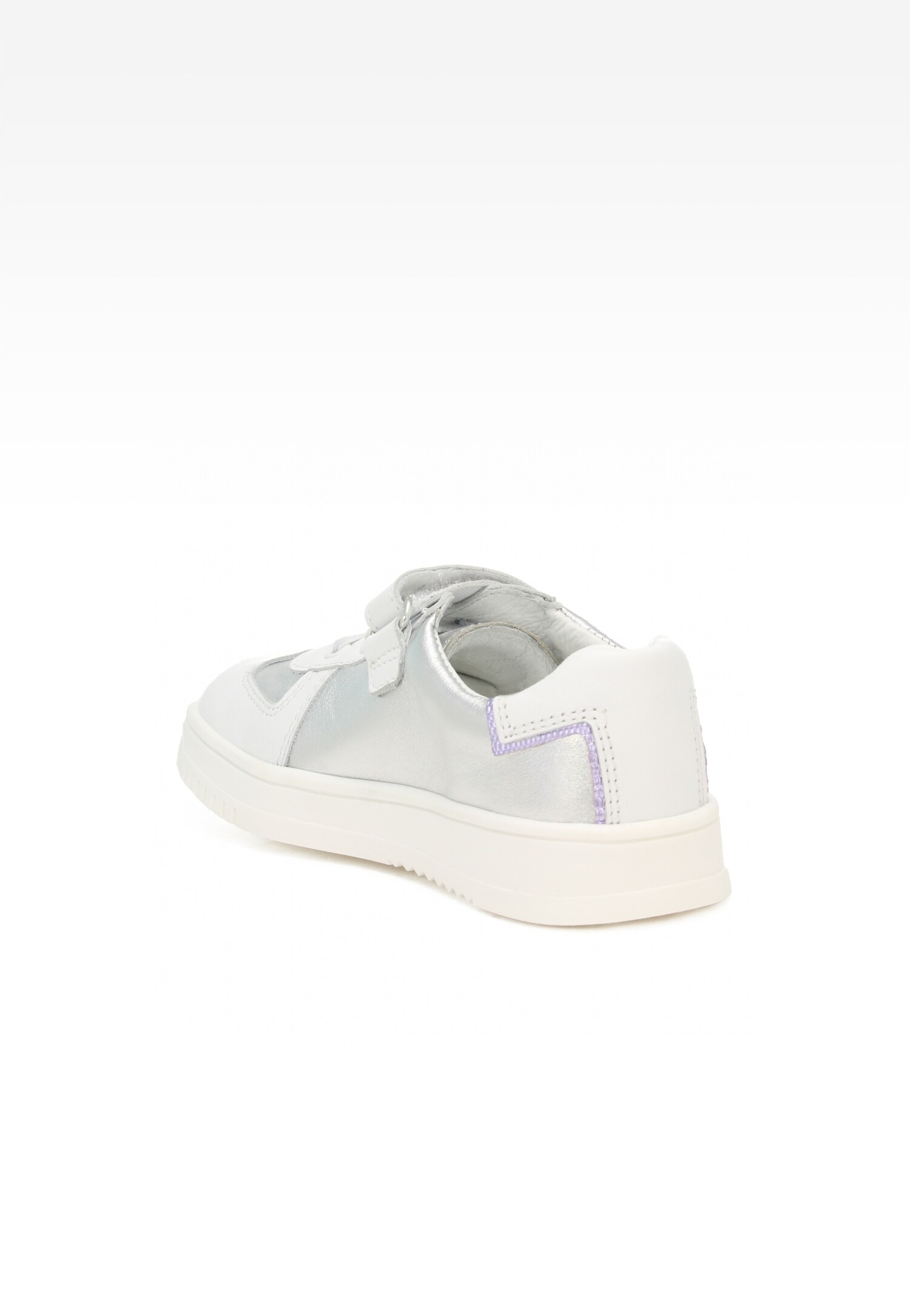 Półbuty BARTEK 15326009, dla dziewcząt, srebrno-biały