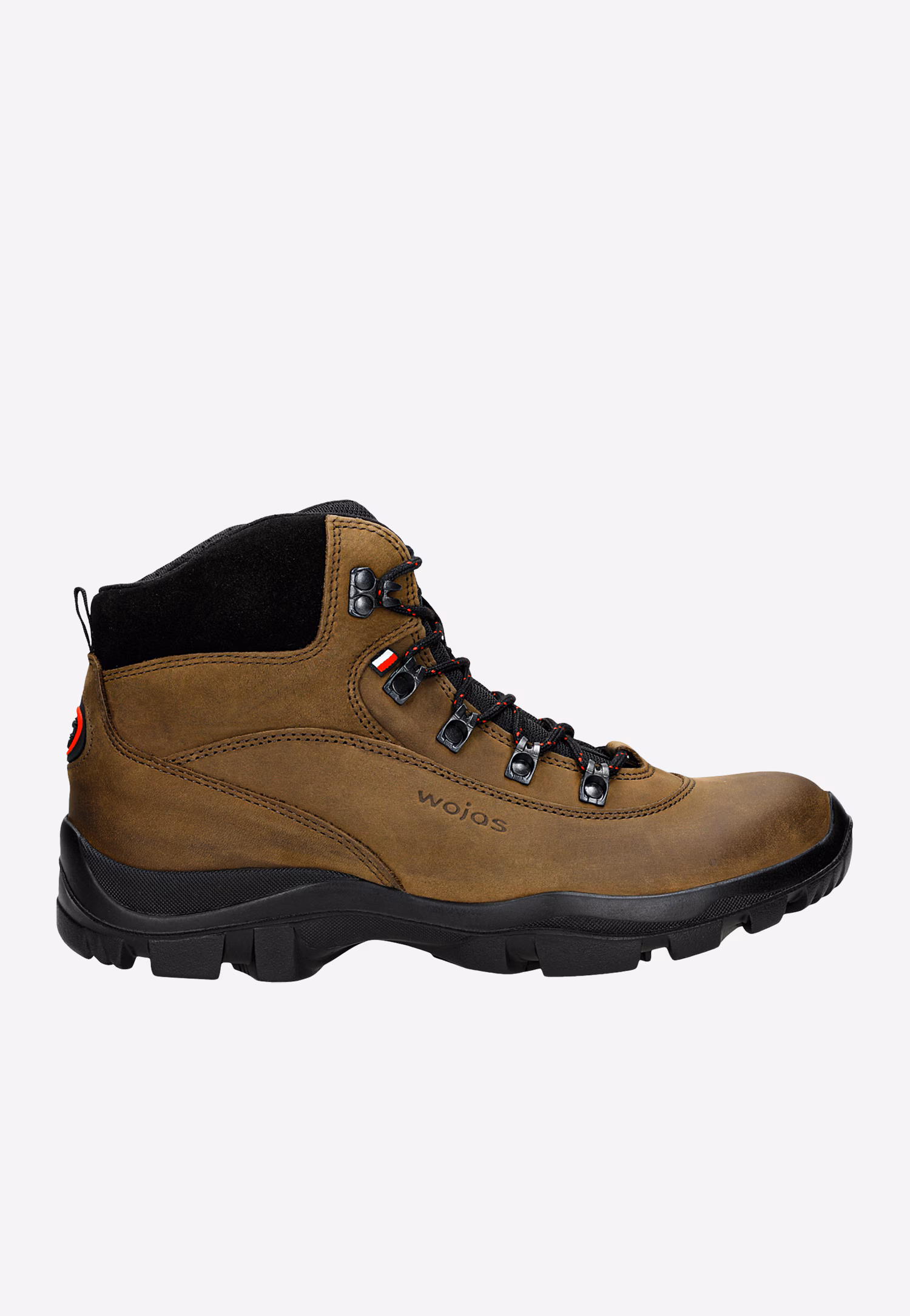 Brązowe męskie trzewiki trekkingowe