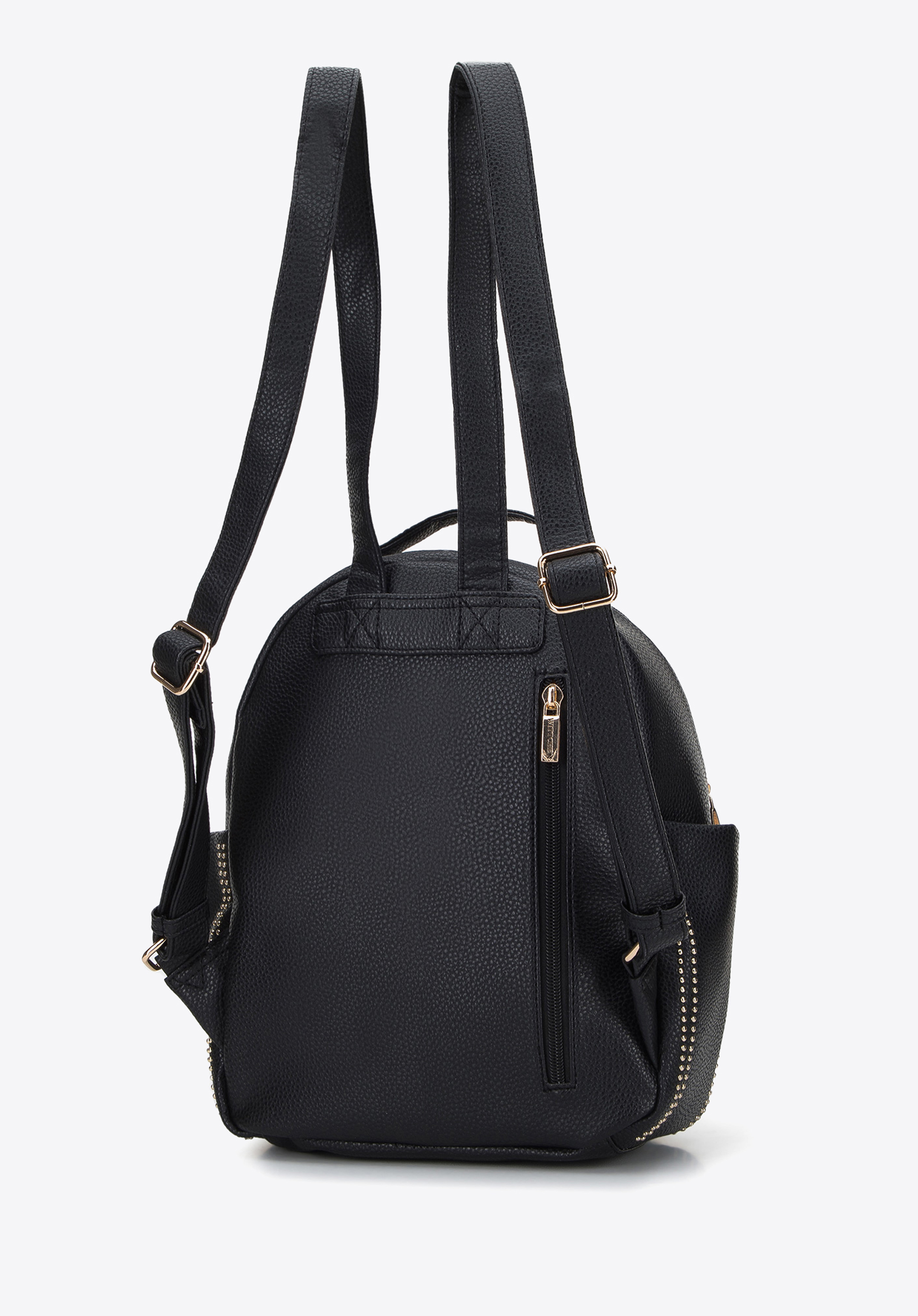 Damski plecak z ozdobnymi nitami