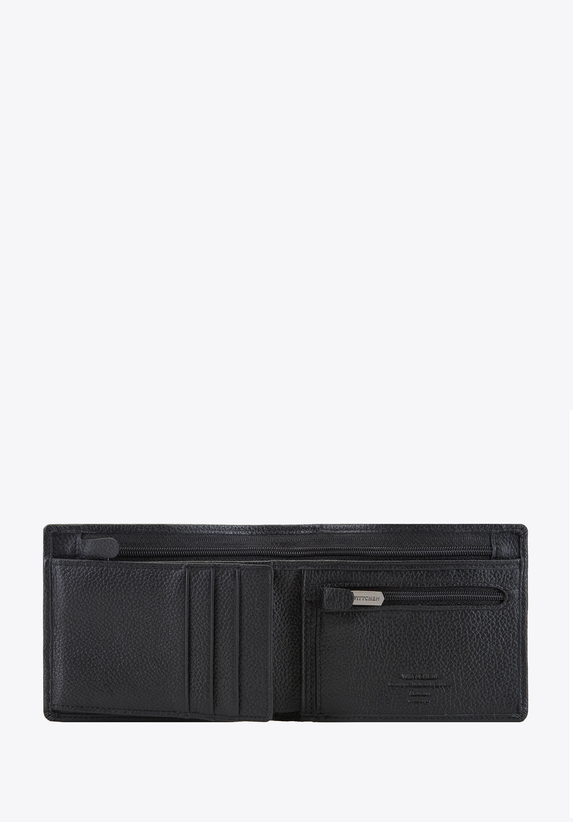 Męski portfel ze skóry rozkładany średni