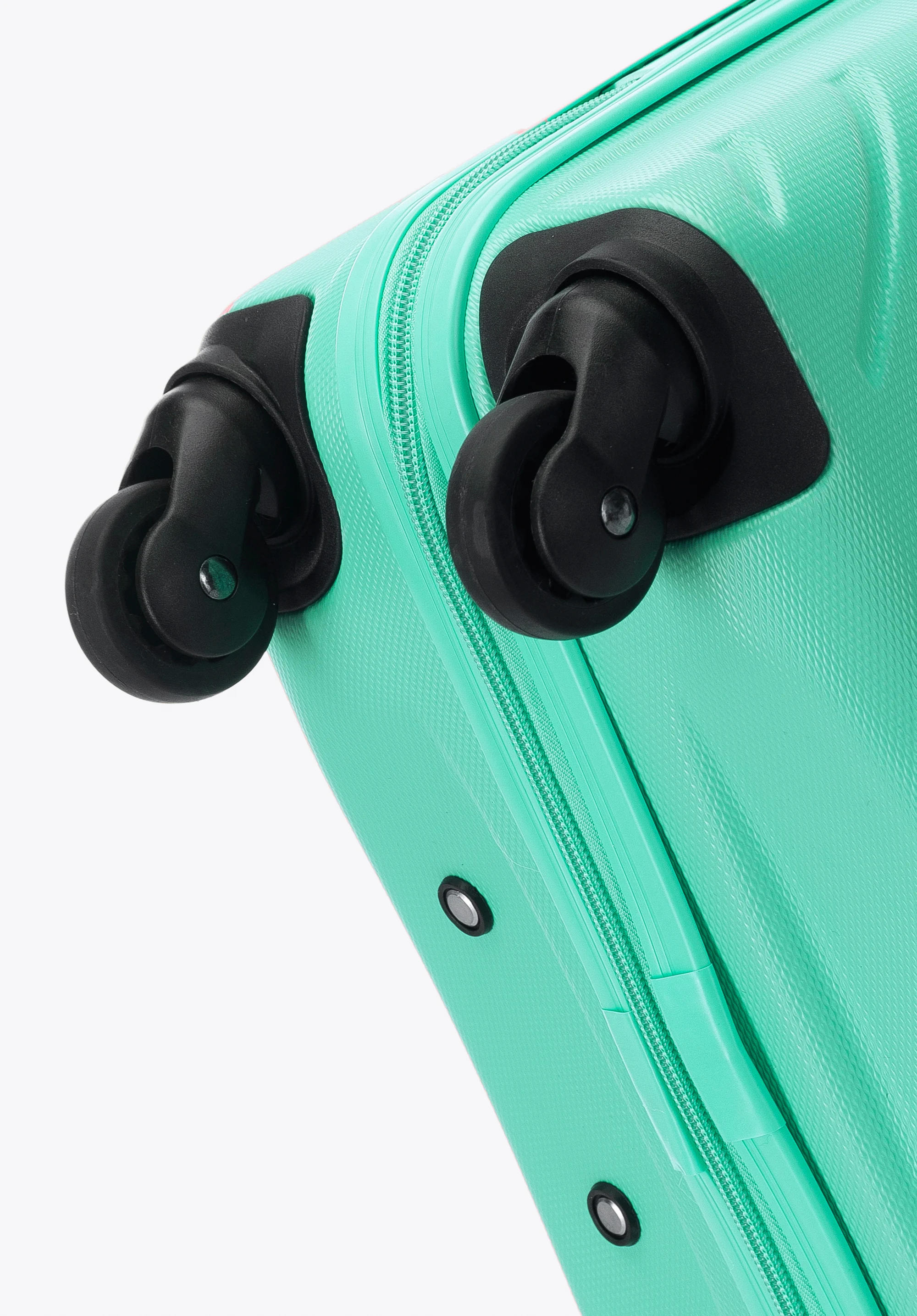 Walizka kabinowa z ABS-u z geometrycznym tłoczeniem