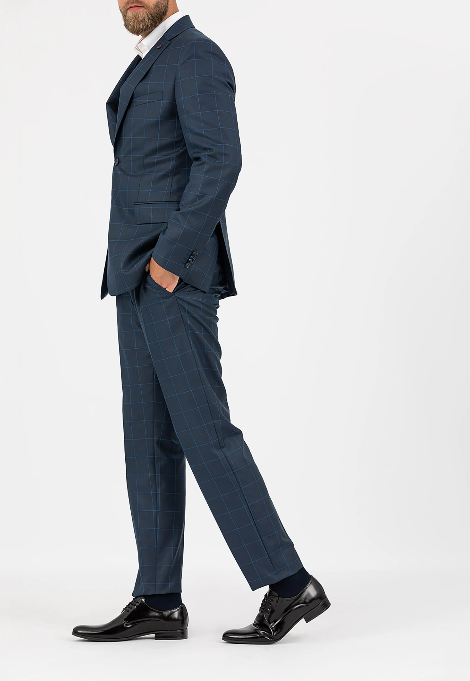 Brązowe eleganckie półbuty męskie