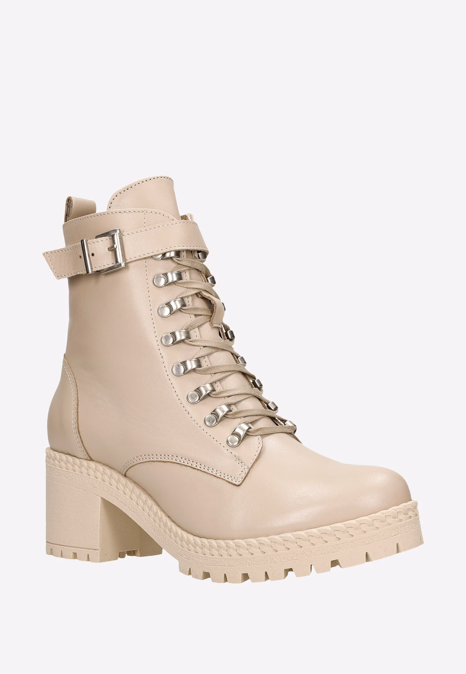 Czarne ocieplane bikery damskie na słupku