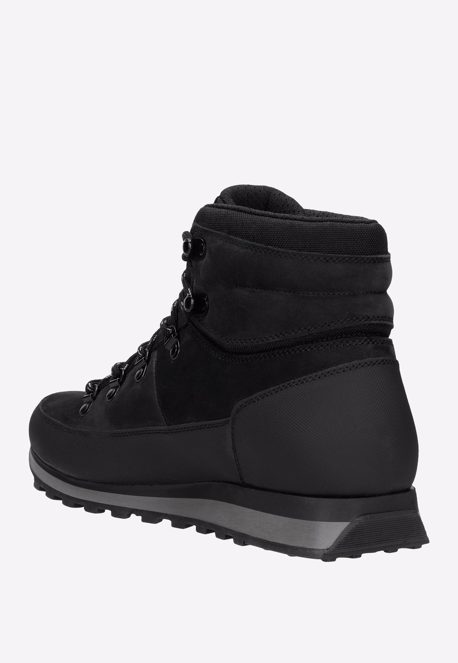 Brązowe trzewiki męskie trekking z czarnymi elementami