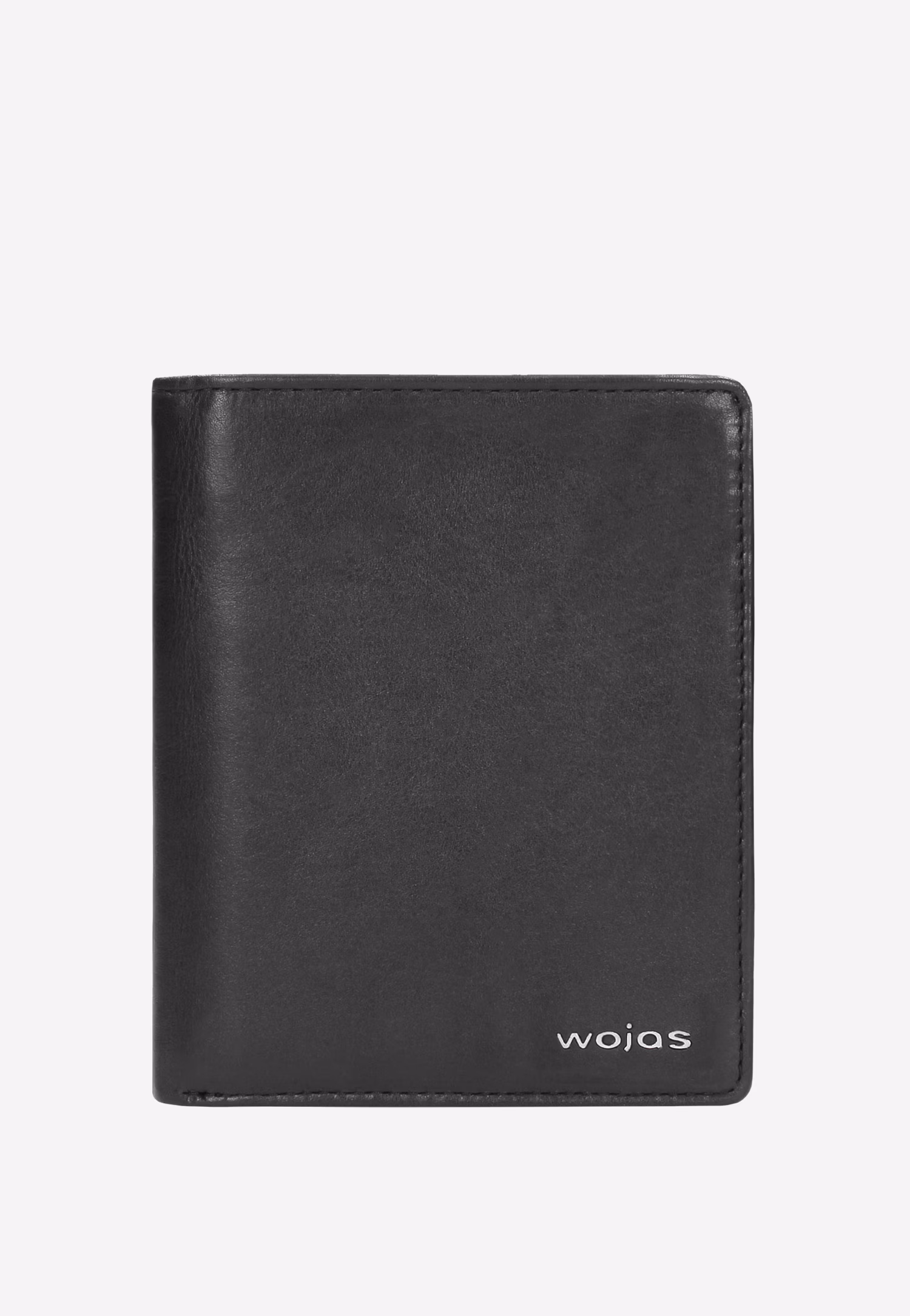 Czarny skórzany portfel męski