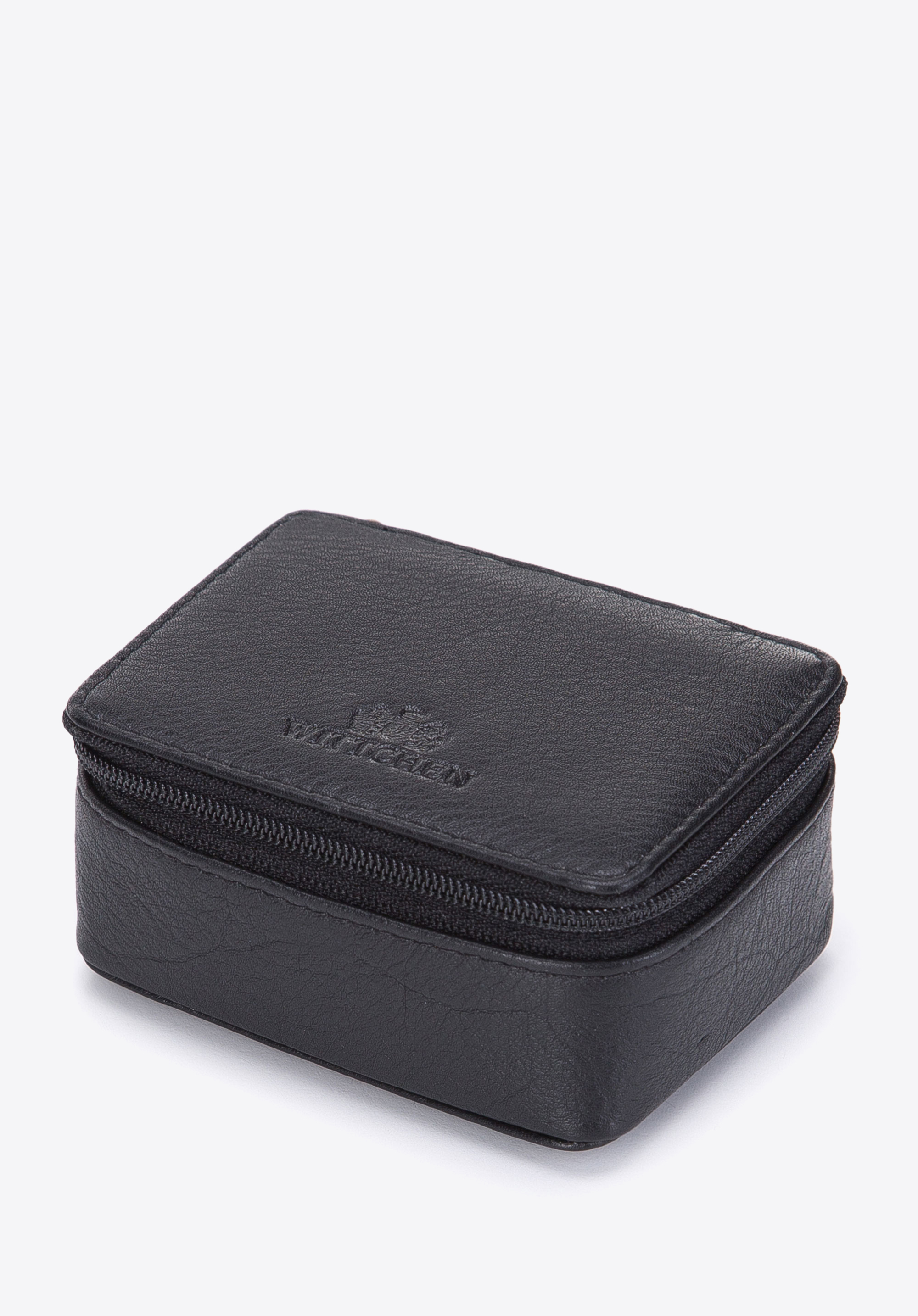 Minikosmetyczka ze skóry naturalnej pudełkowa