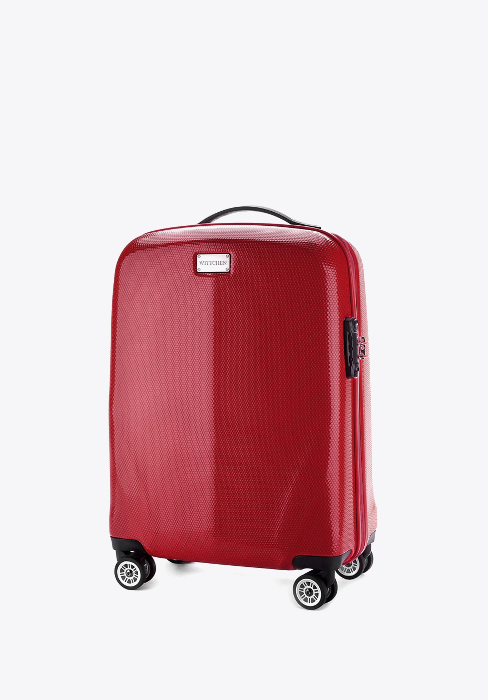 Walizka kabinowa z polikarbonu jednokolorowa